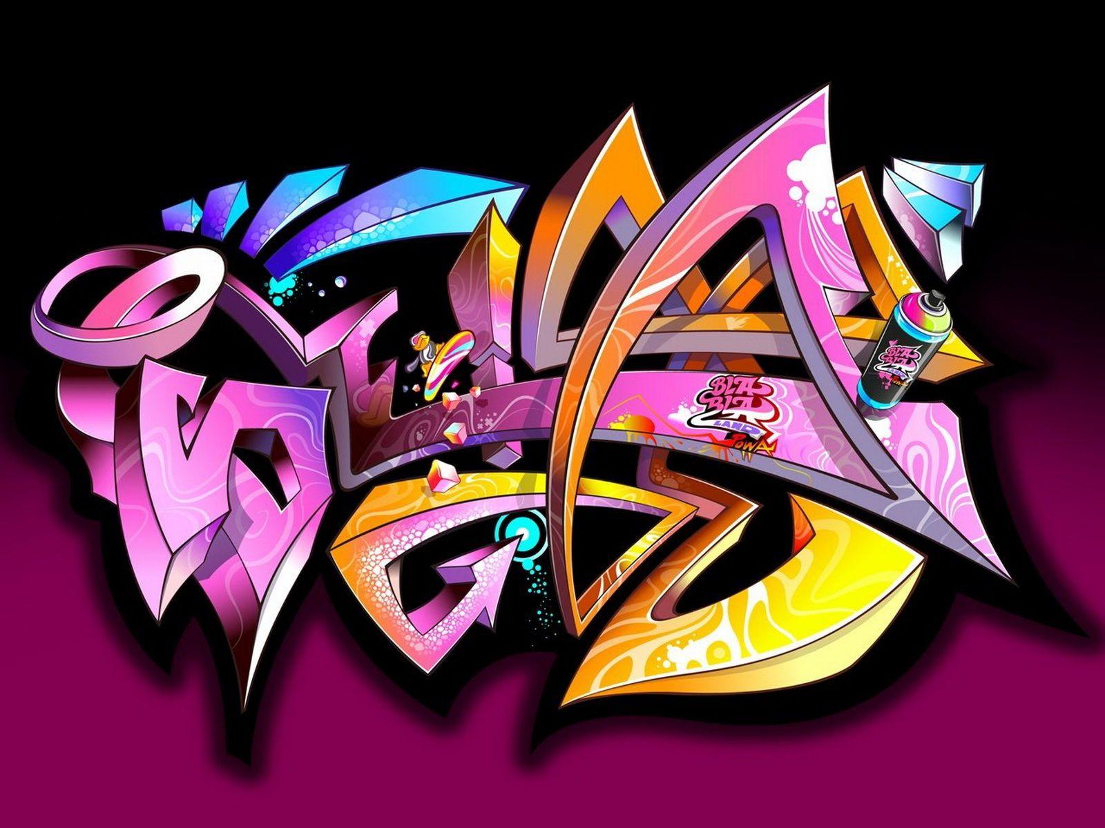 3D Graffiti Art Wallpapers