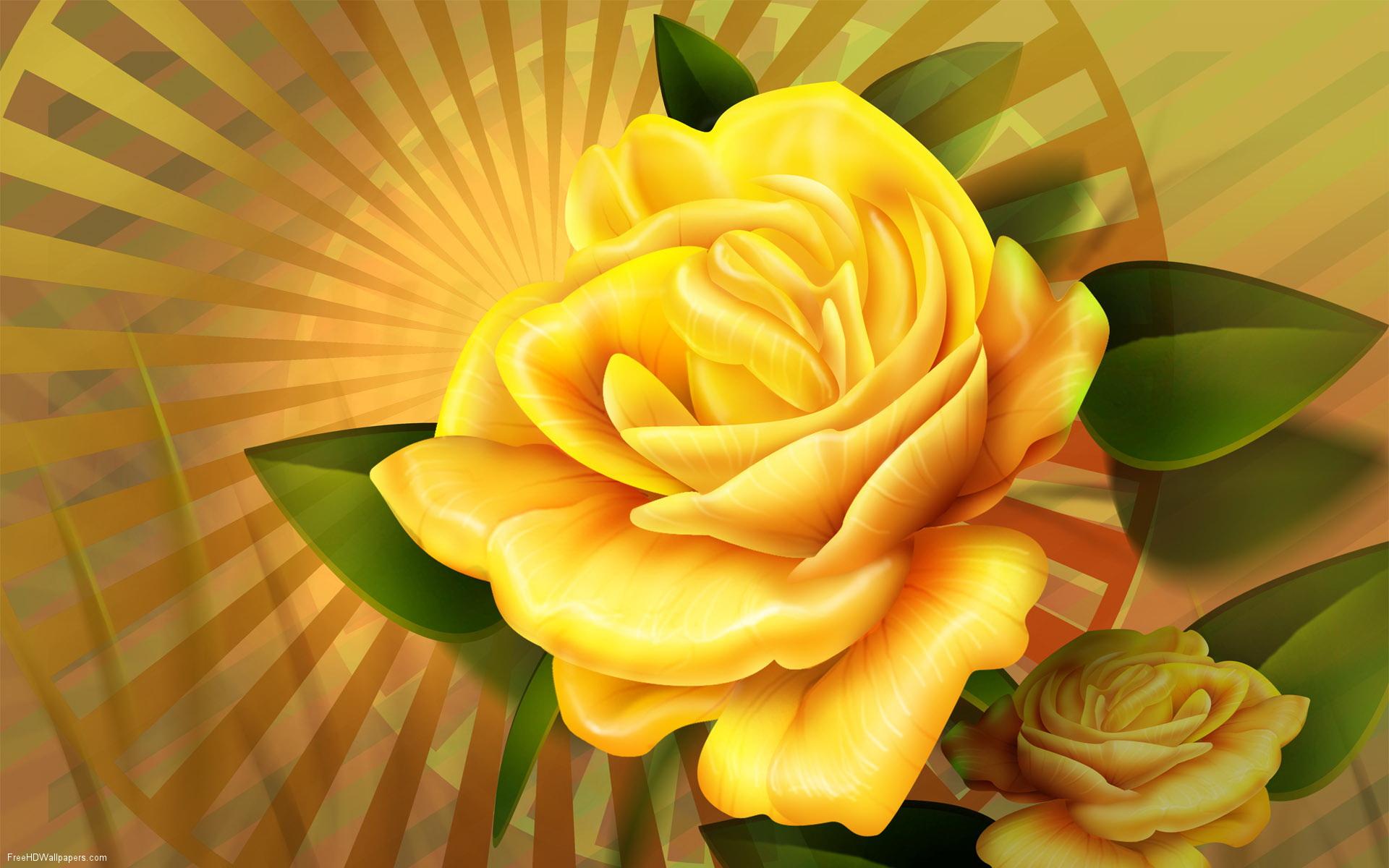 3D Hd Roses Wallpapers