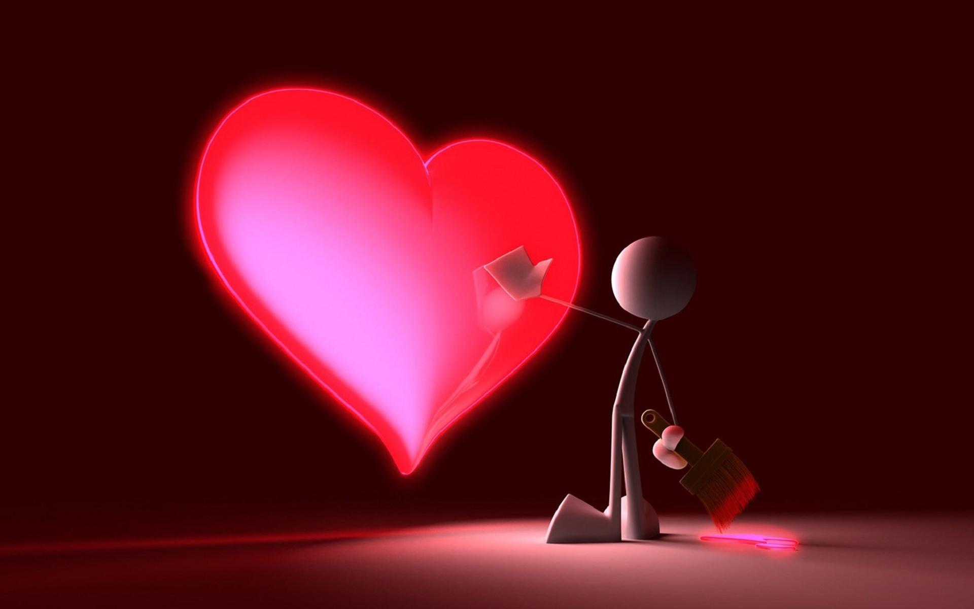 3D Heart Wallpapers