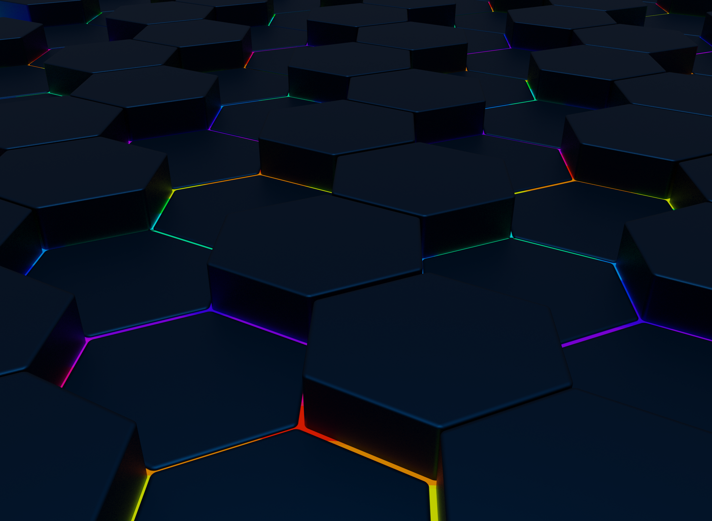 3D Hexagon Wallpapers