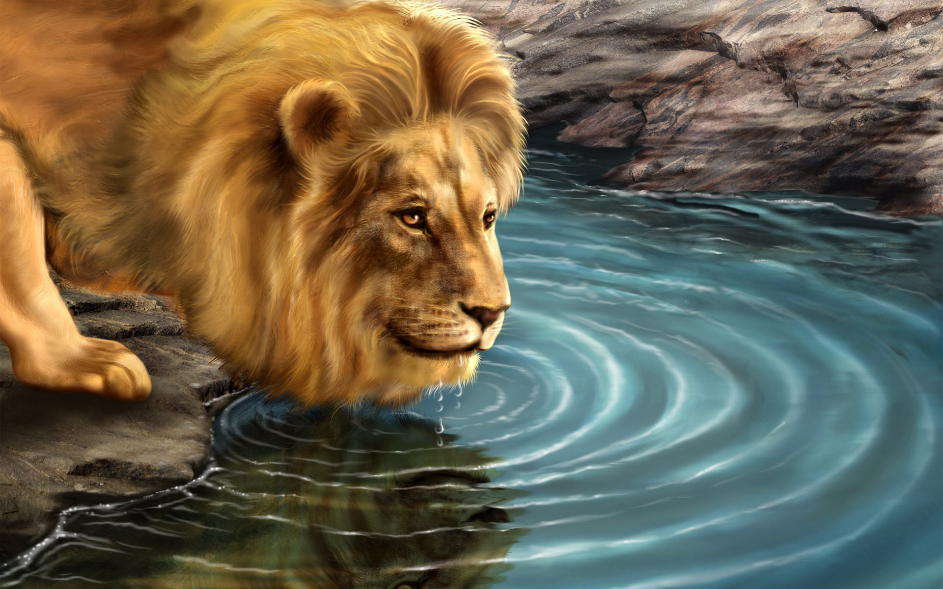 3D Lion Wallpapers