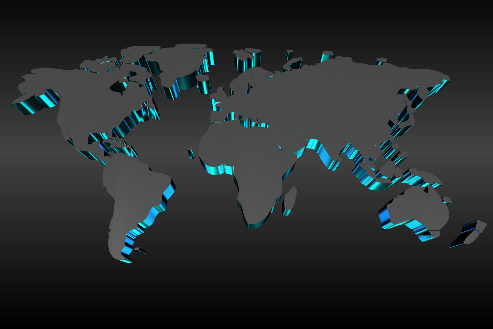 Мировой карта 3d