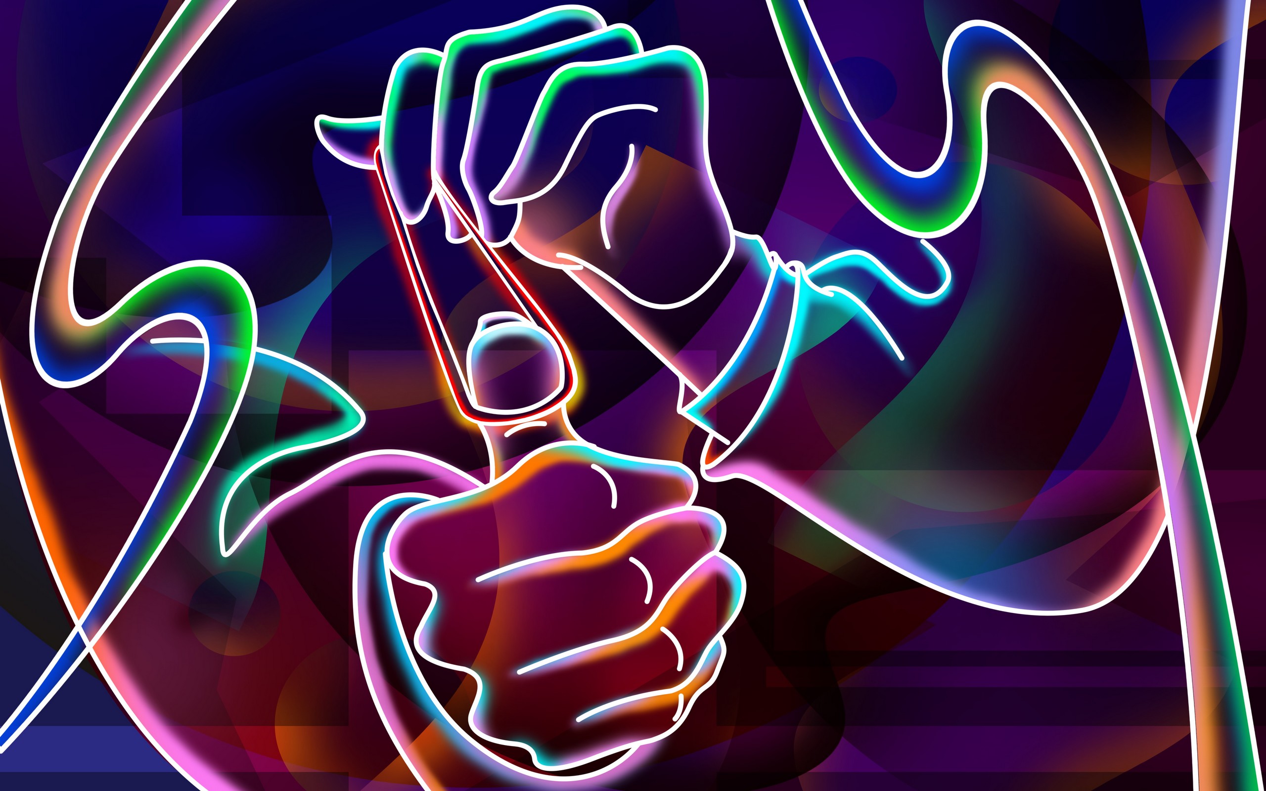 3D Neon Wallpapers