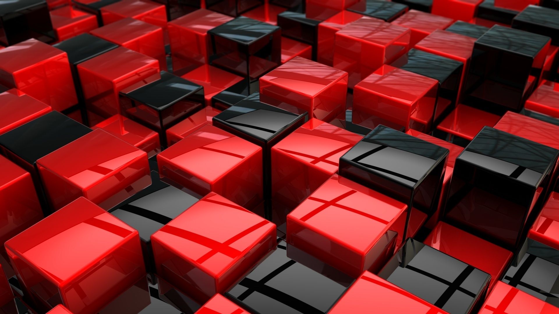 3D Red Abstract Wallpapers