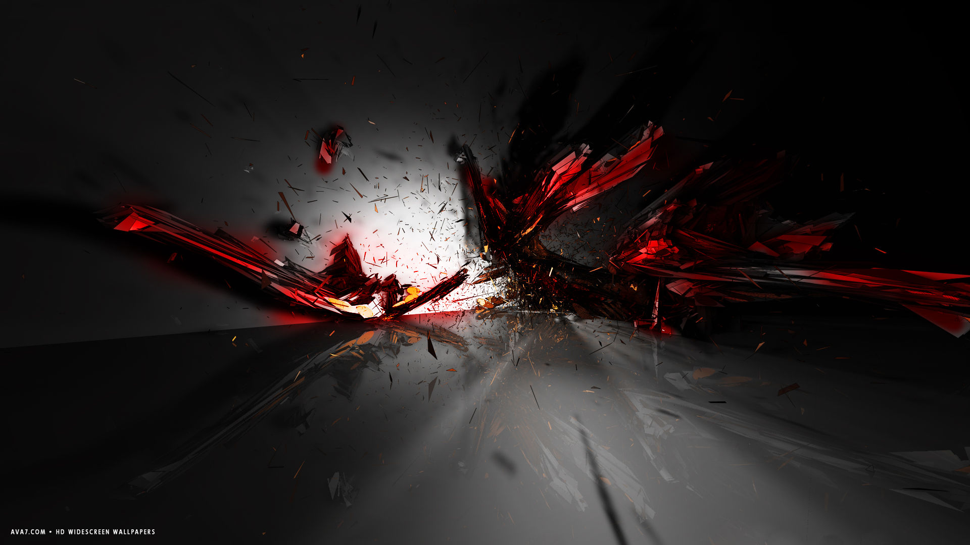 3D Red Abstract Wallpapers