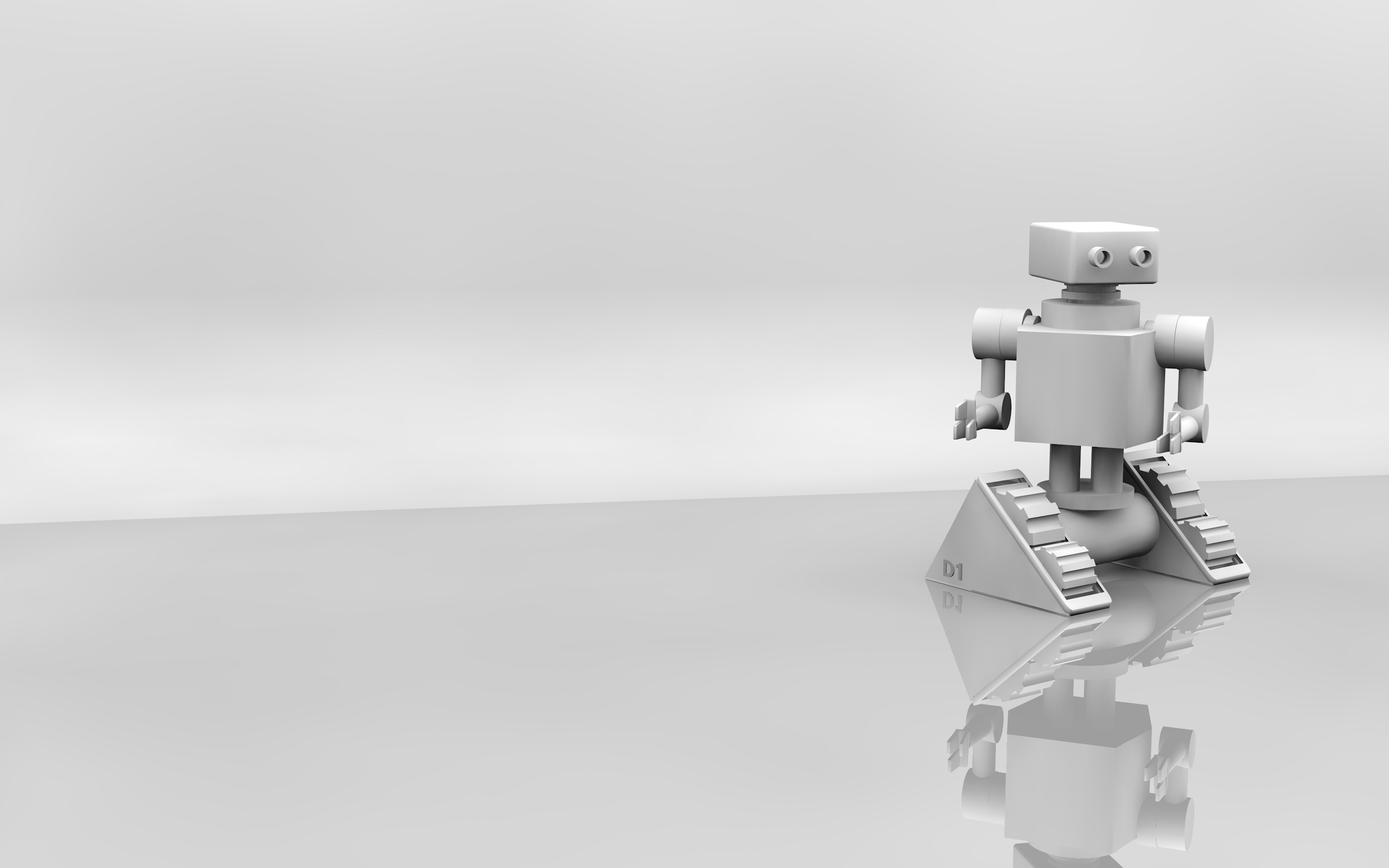 3D Robot Desktop Wallpapers