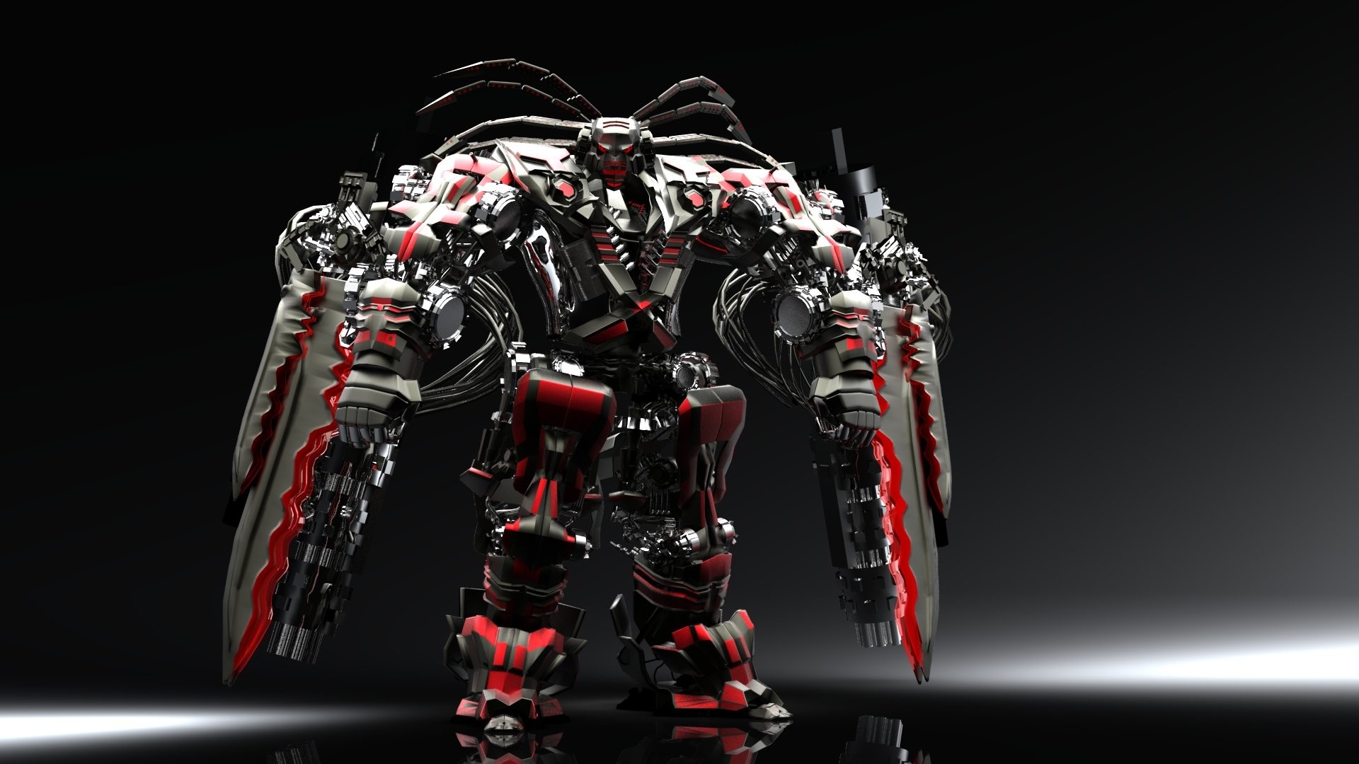 3D Robot Desktop Wallpapers