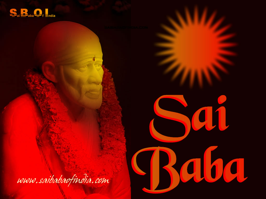 3D Sai Baba Free Download Wallpapers