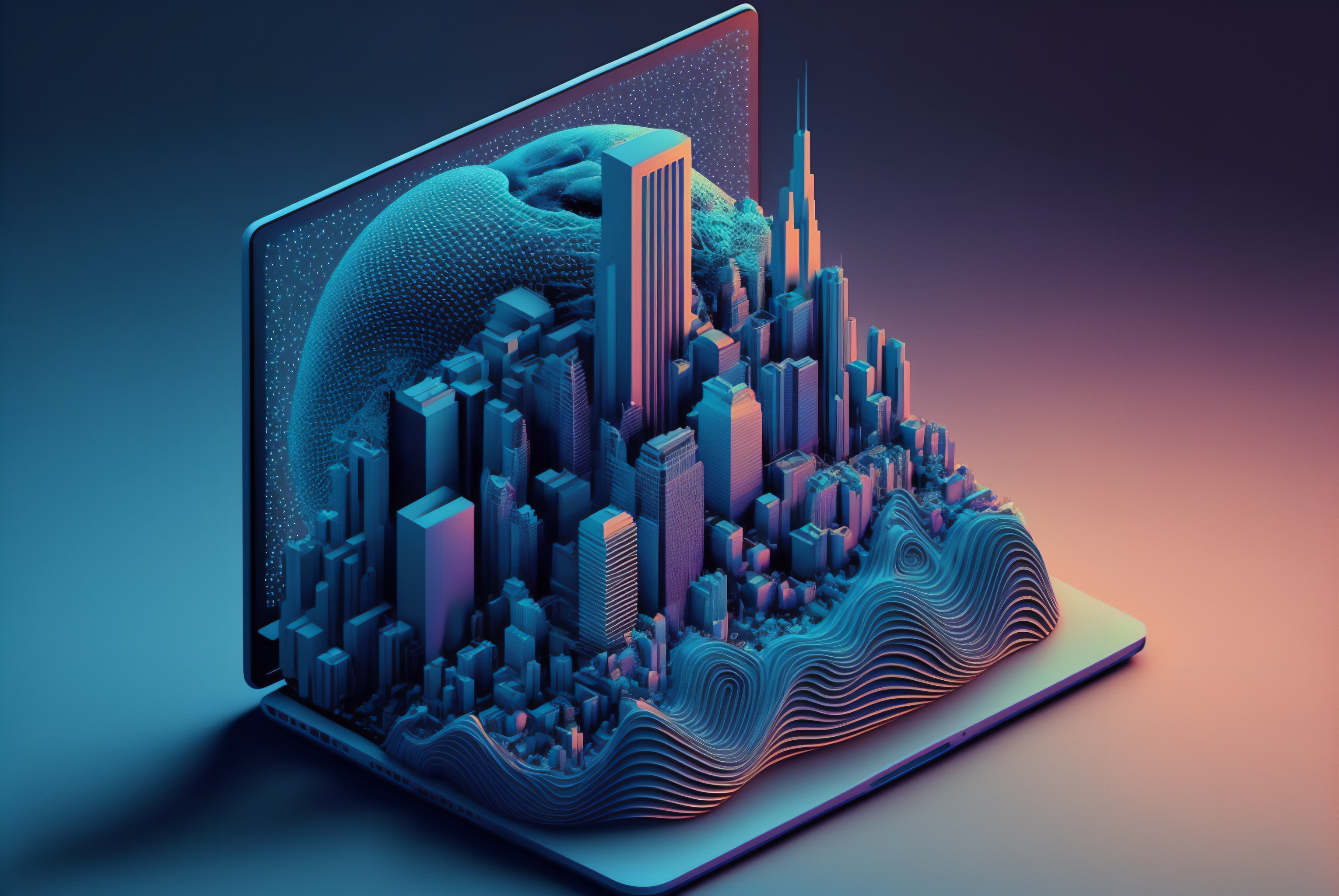 3D Sculpture Art Wallpapers