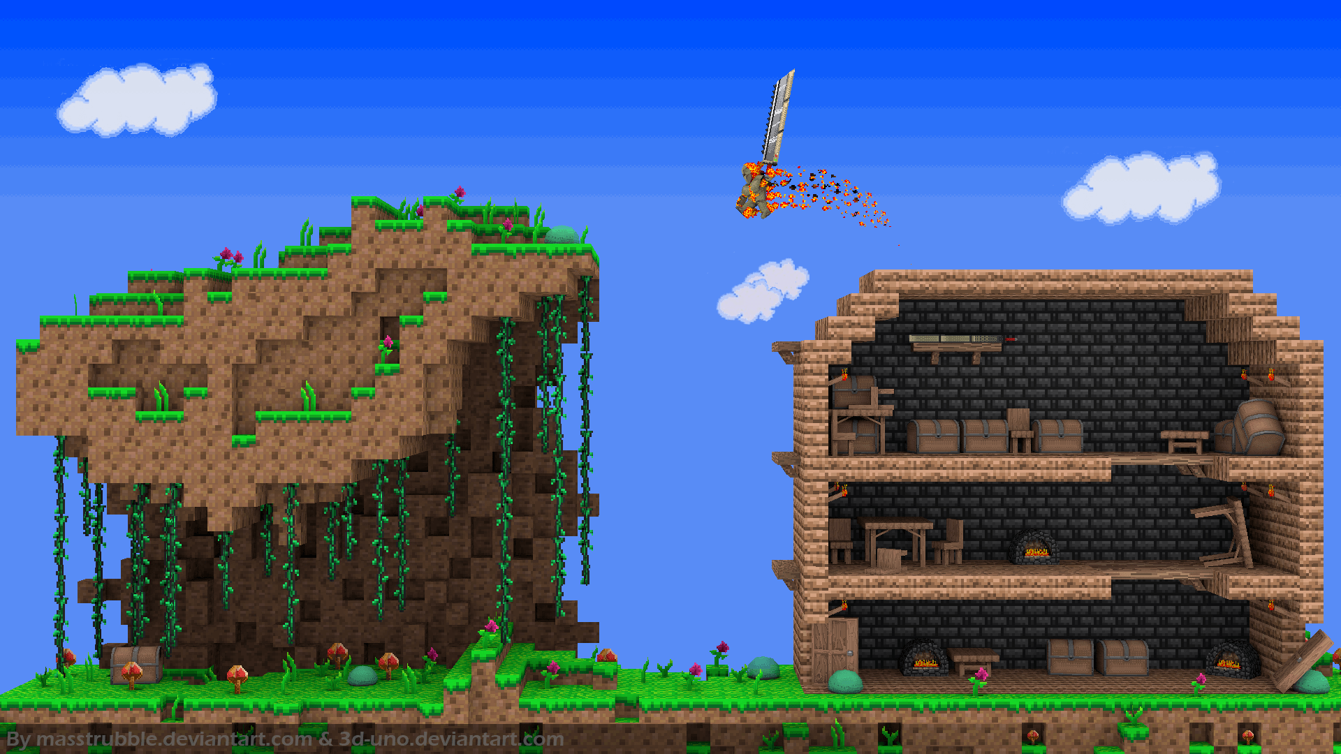 3D Terraria Wallpapers