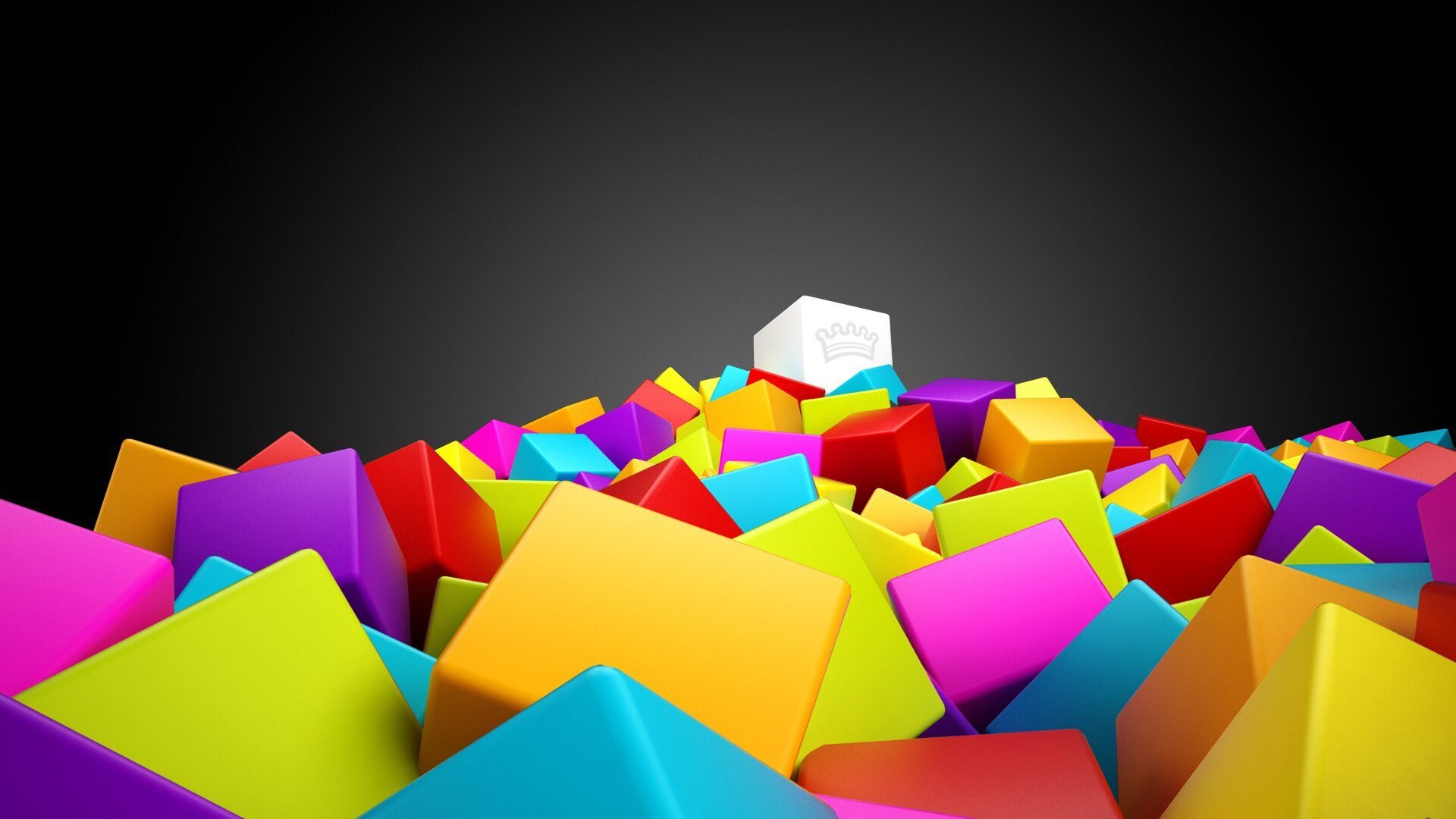 3D Triangle Cube Wallpapers