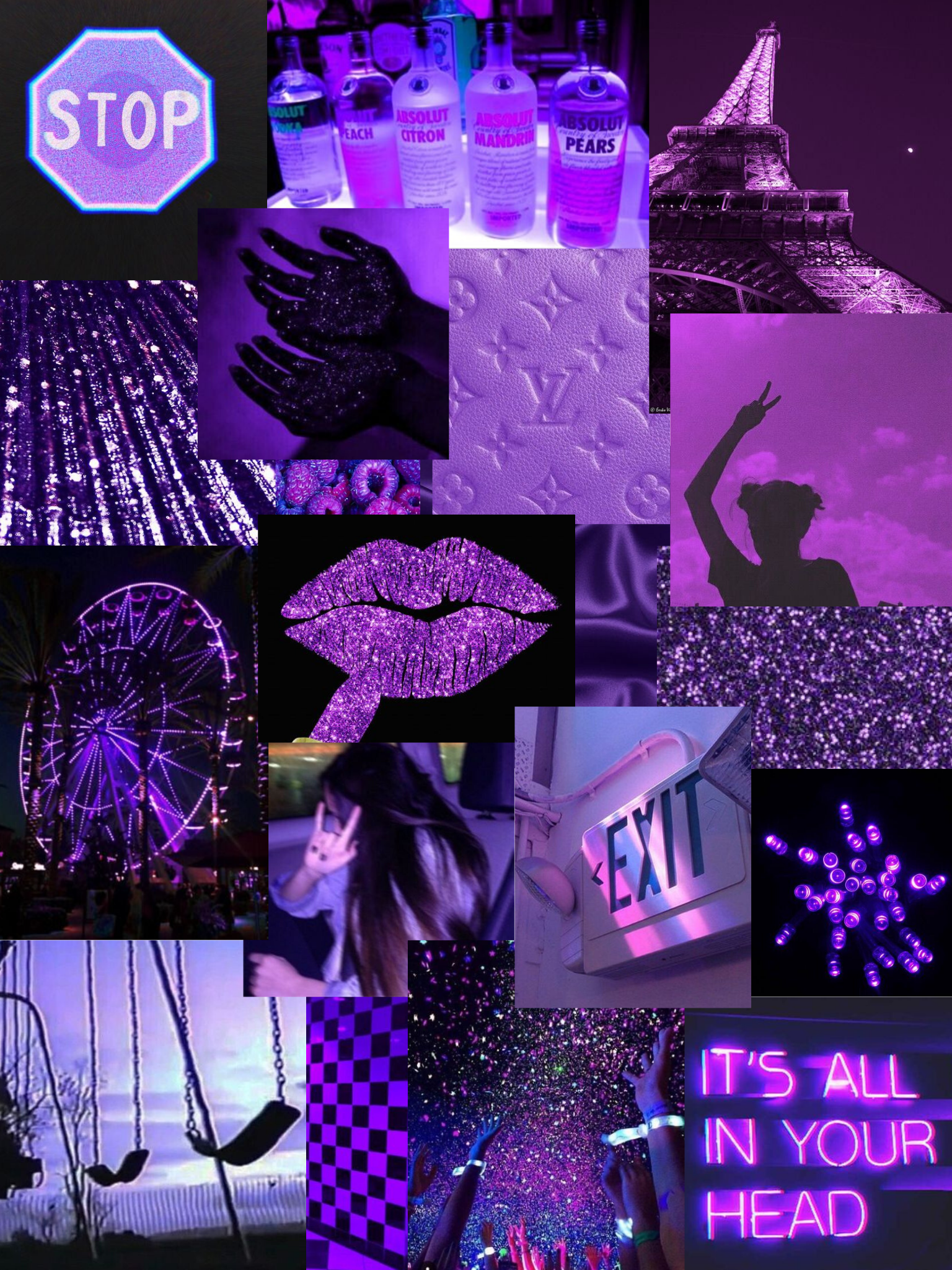 4K Aesthetic Grunge Purple Wallpapers