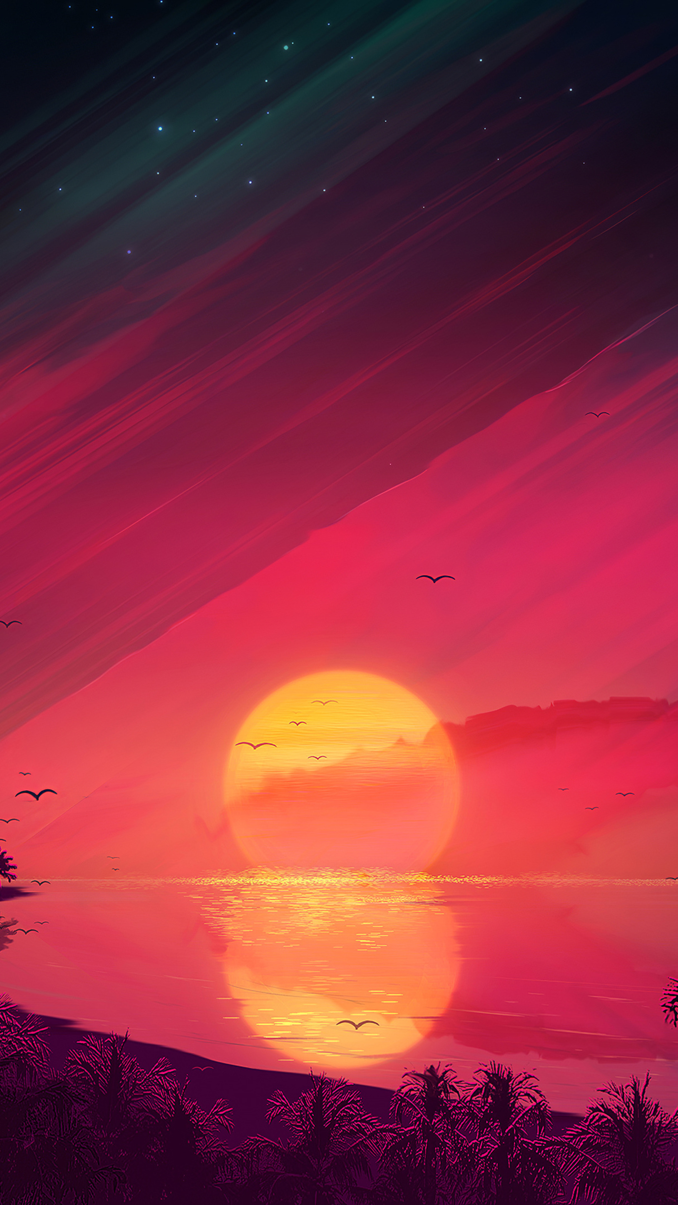 4K Beautiful Sunrise Reflection Wallpapers