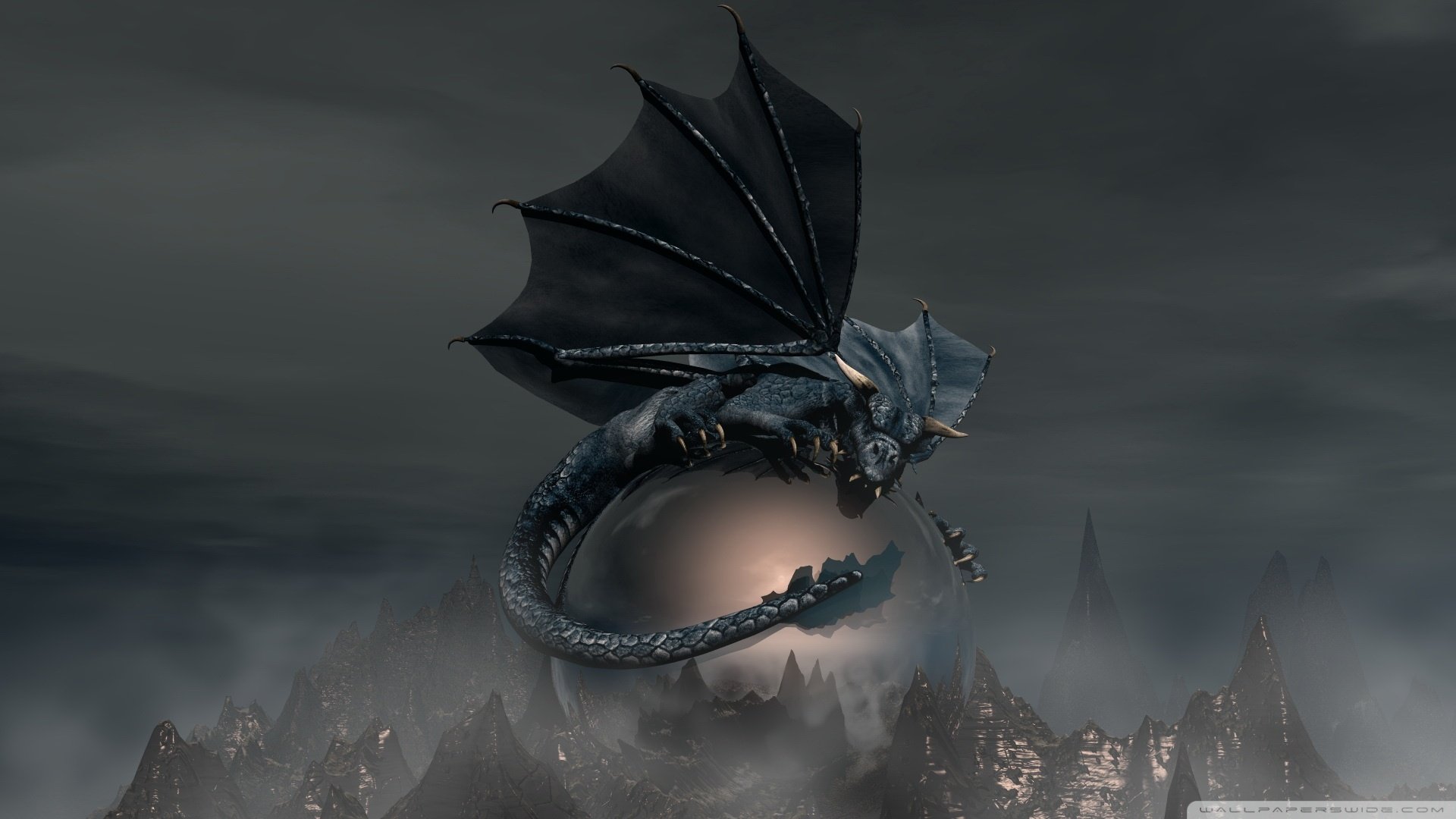 4K Black Dragon Wallpapers