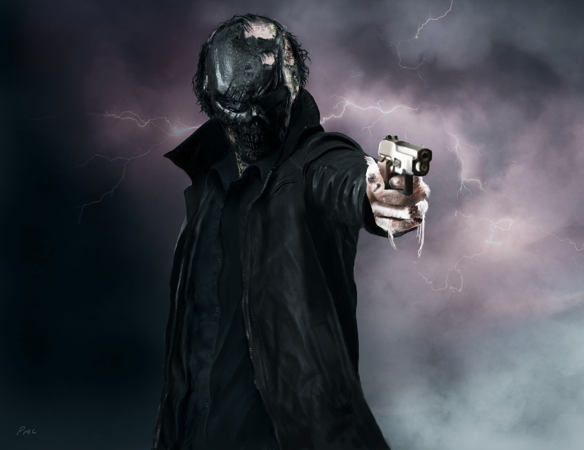 4K Black Mask Villain Wallpapers