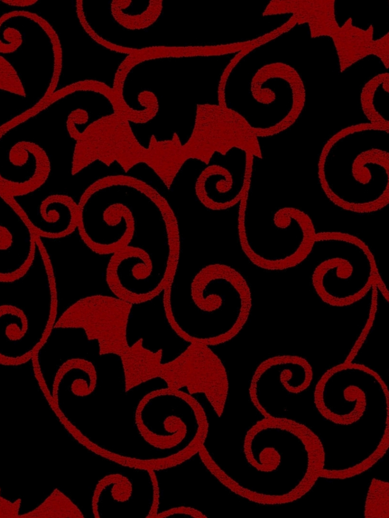 4K Black Red Hyphen Swirl Wallpapers