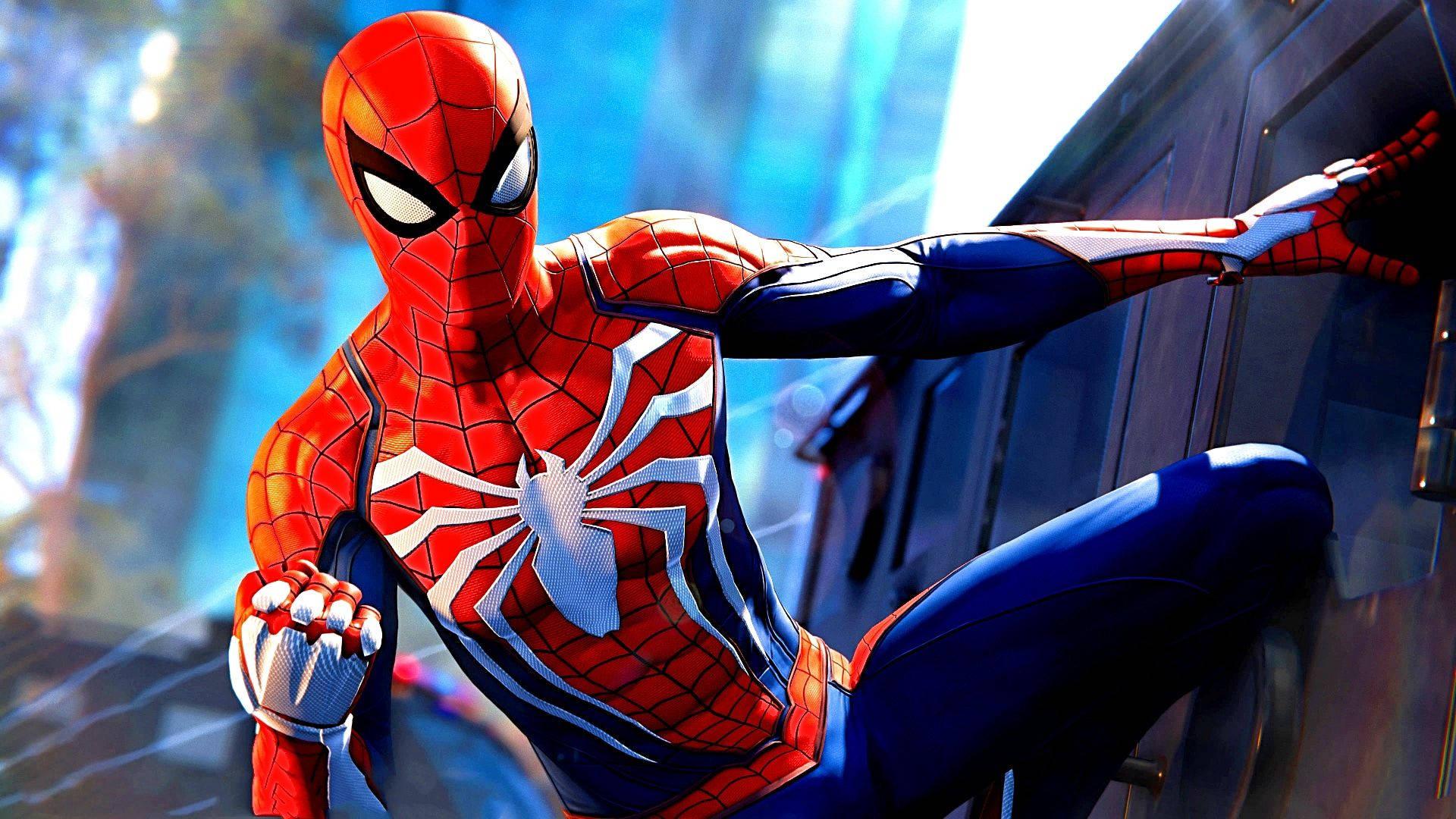 4K Cool Spiderman Pose Wallpapers