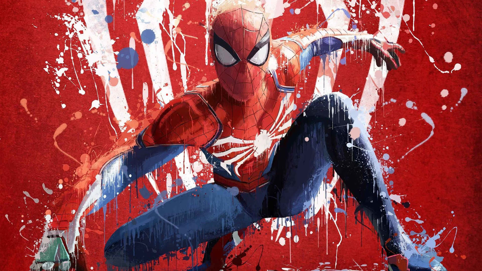 4K Cool Spiderman Pose Wallpapers