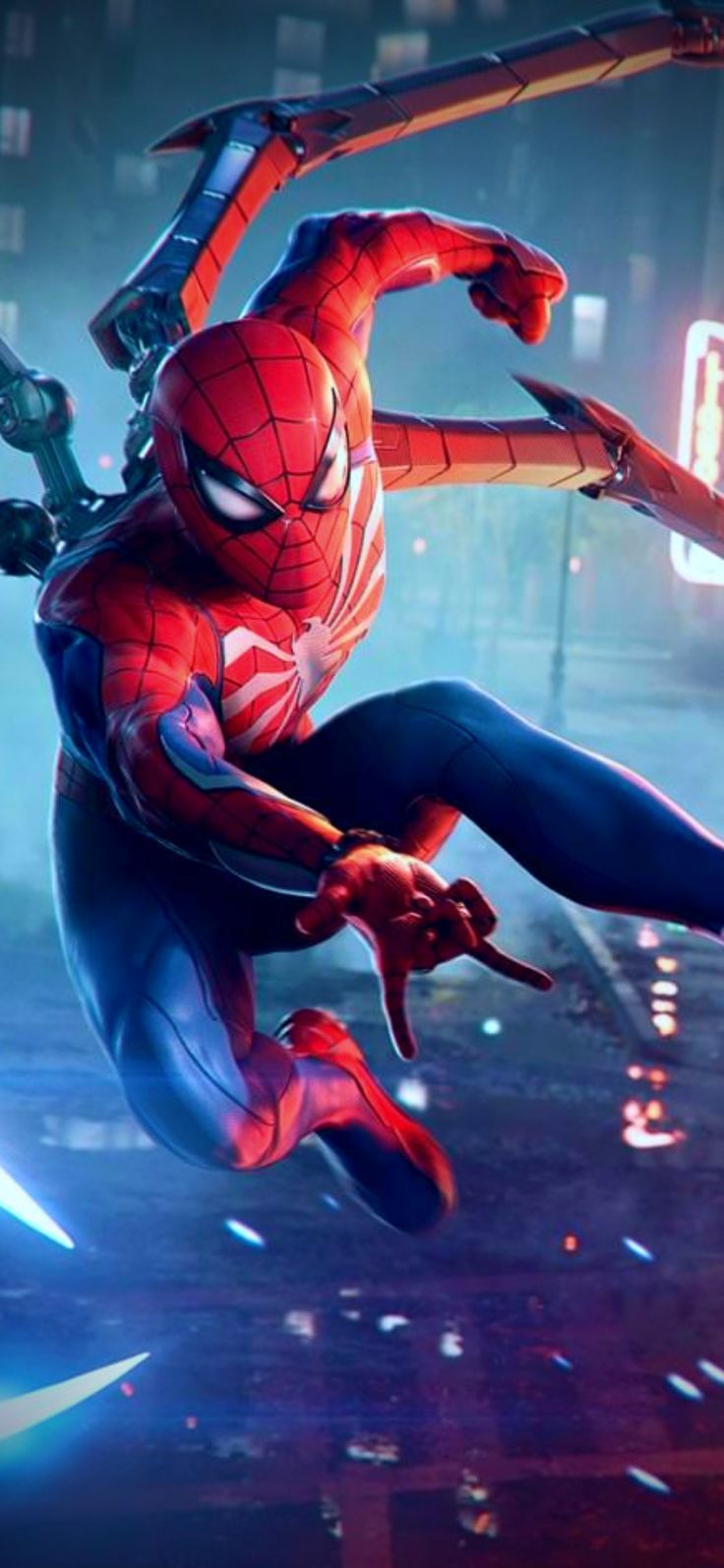 4K Cool Spiderman Pose Wallpapers