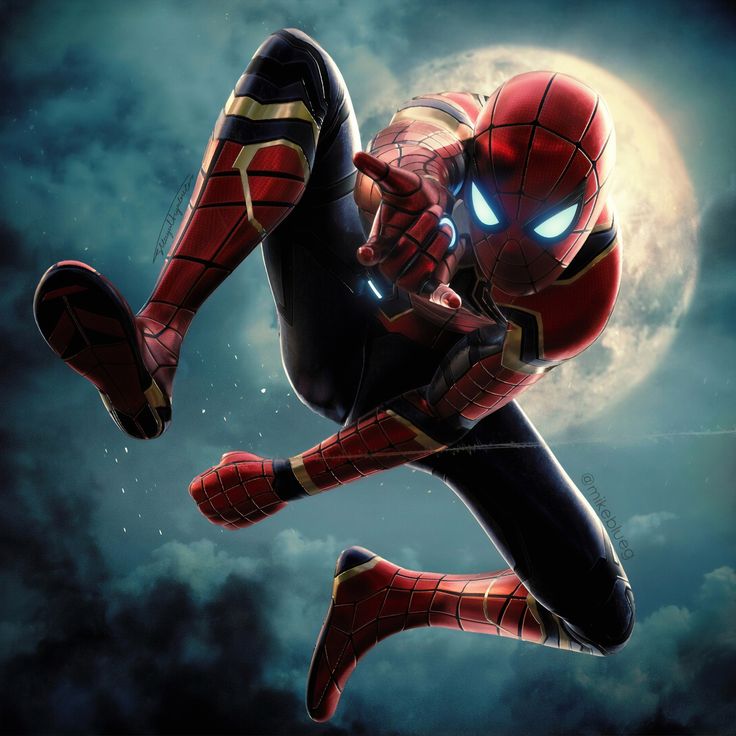 4K Cool Spiderman Pose Wallpapers