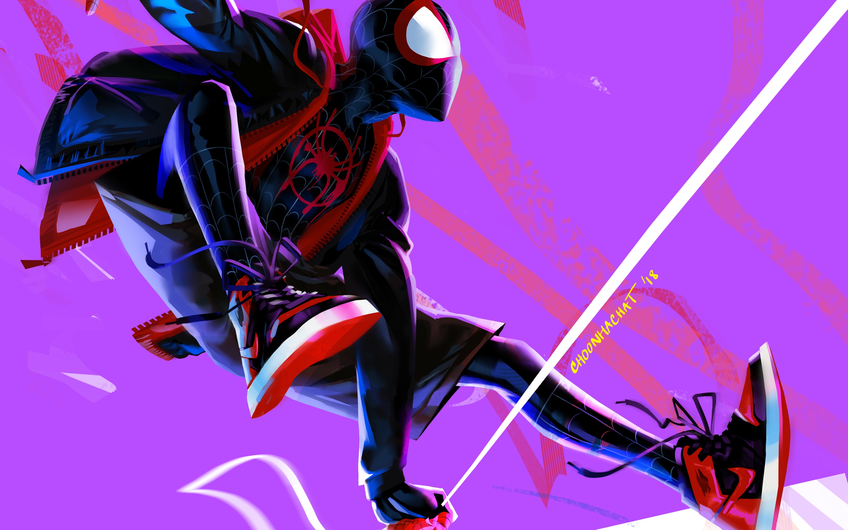 4K Cool Spiderman Pose Wallpapers