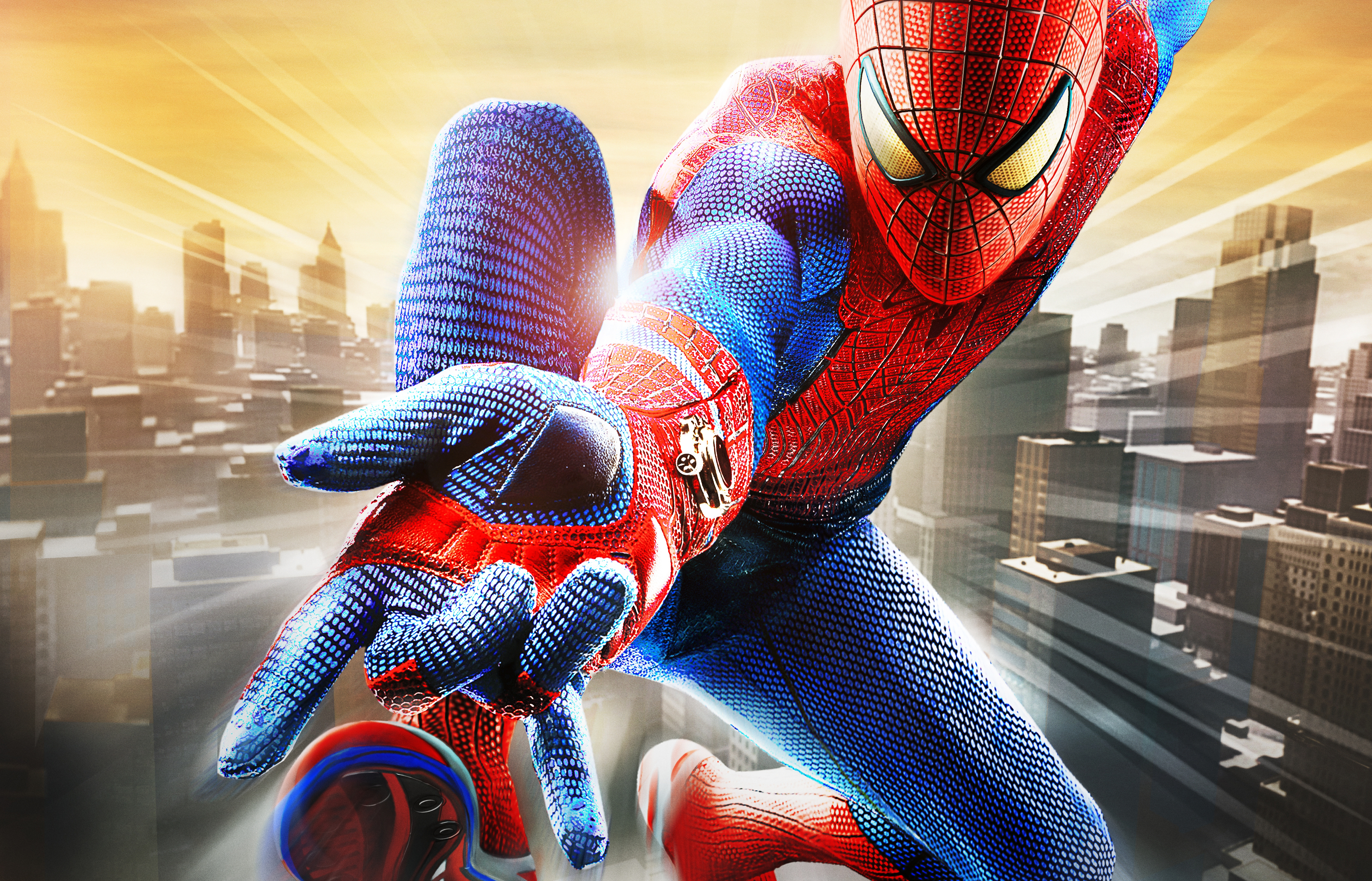 4K Cool Spiderman Pose Wallpapers