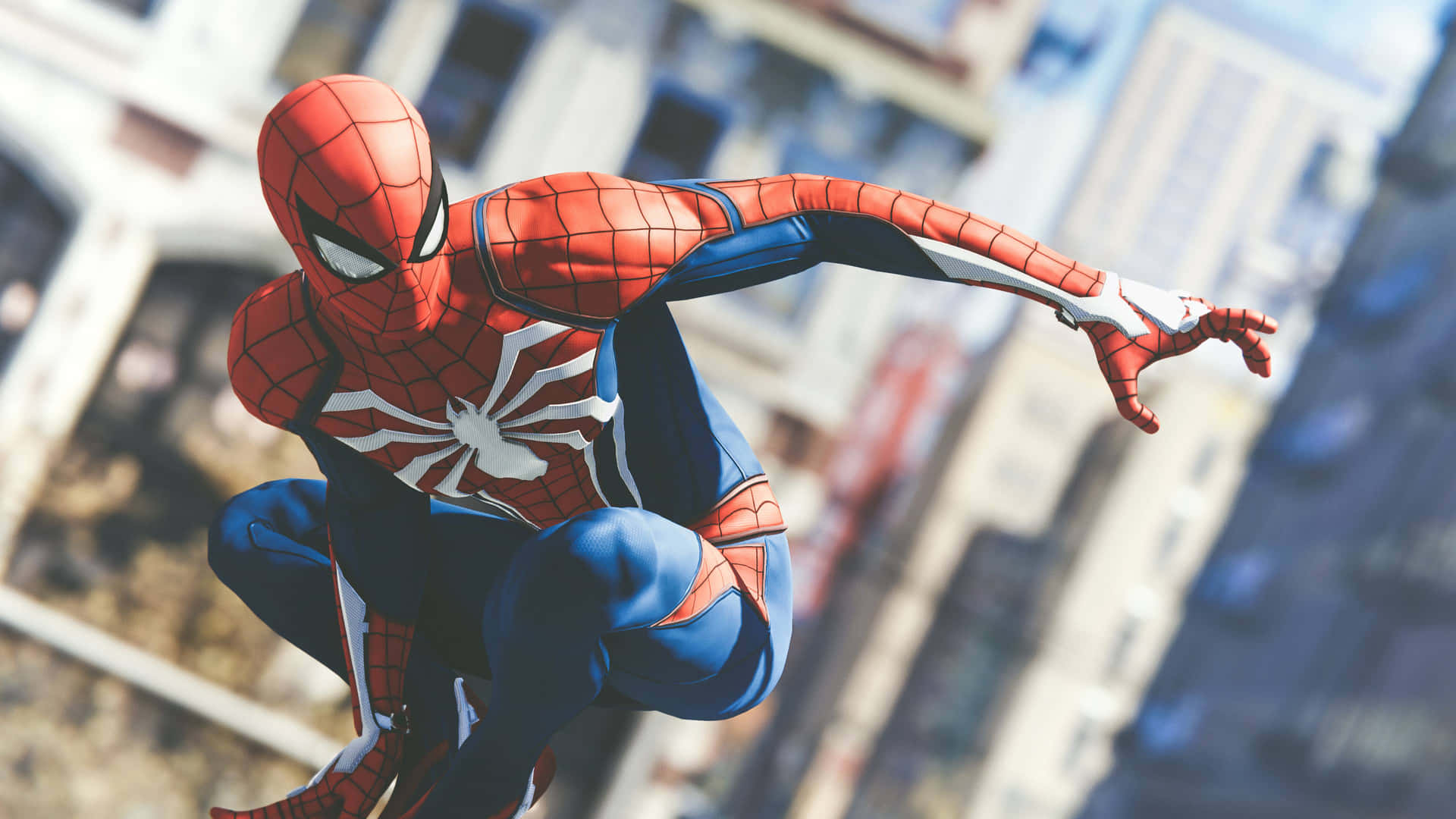 4K Cool Spiderman Pose Wallpapers