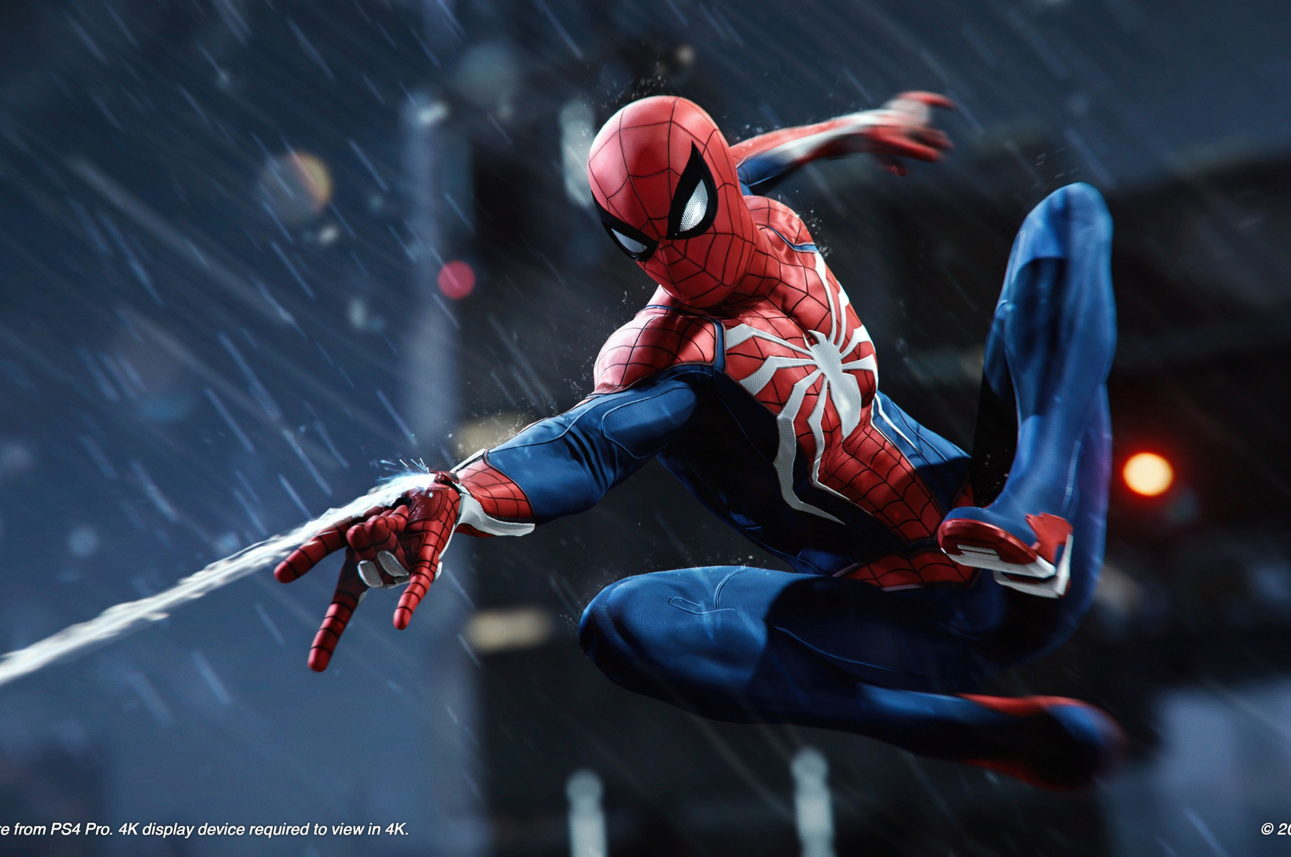 4K Cool Spiderman Pose Wallpapers