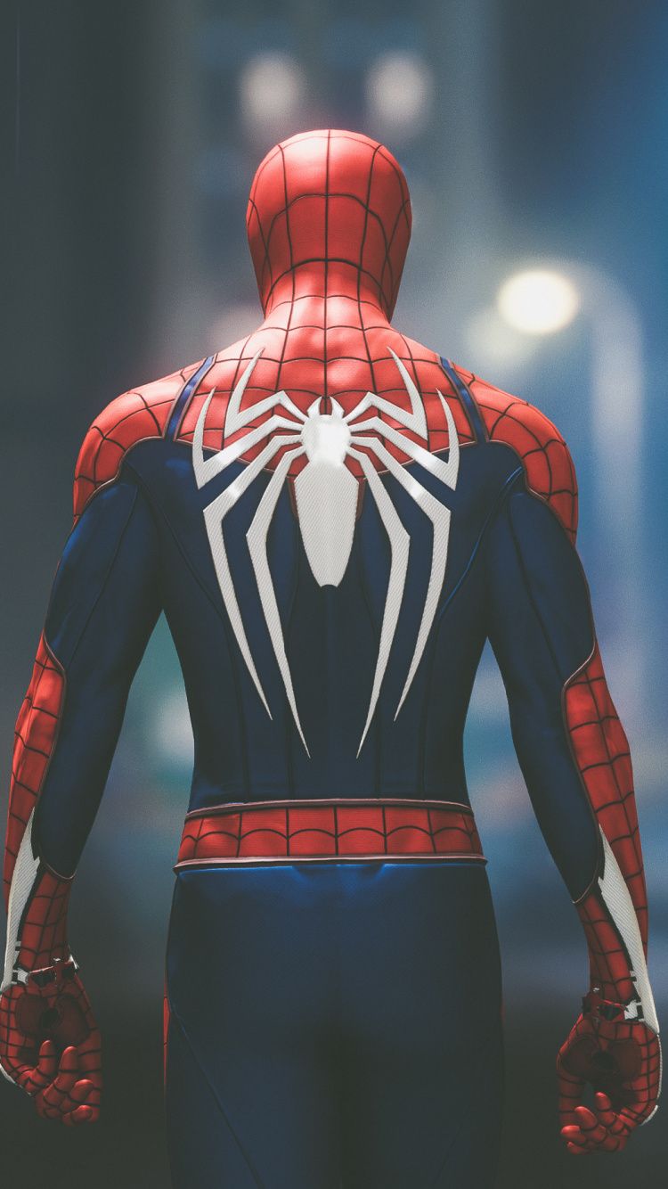 4K Cool Spiderman Pose Wallpapers