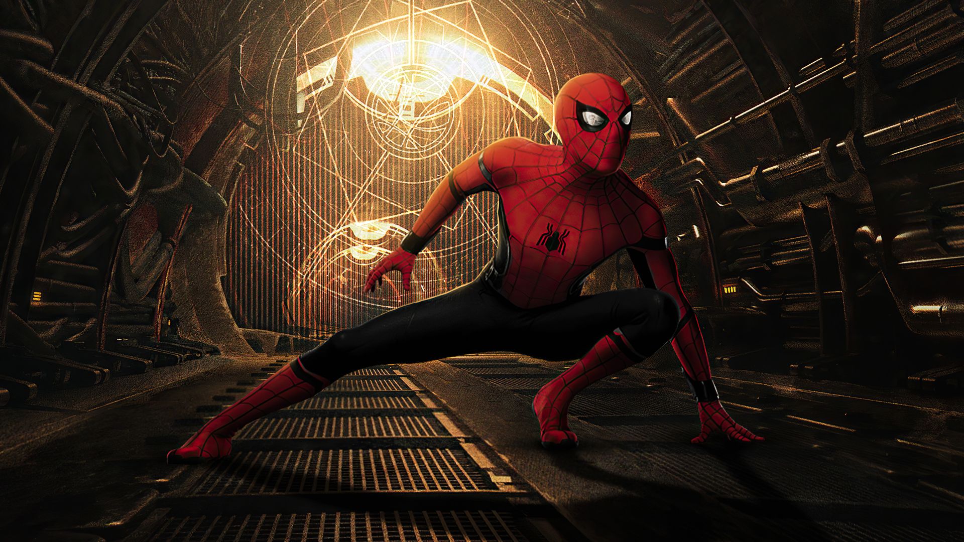 4K Cool Spiderman Pose Wallpapers