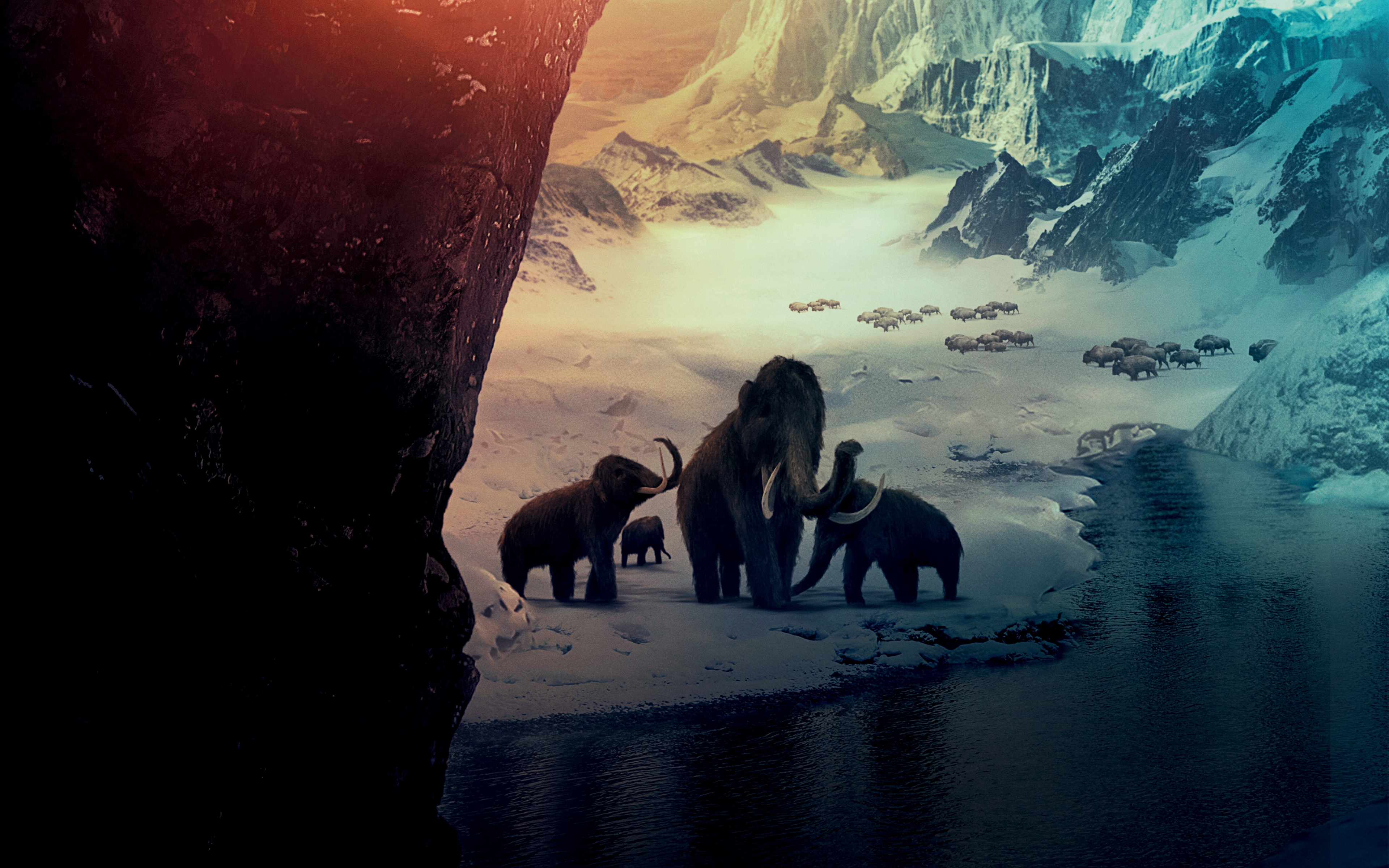 4K Cute Baby Mammoth Wallpapers