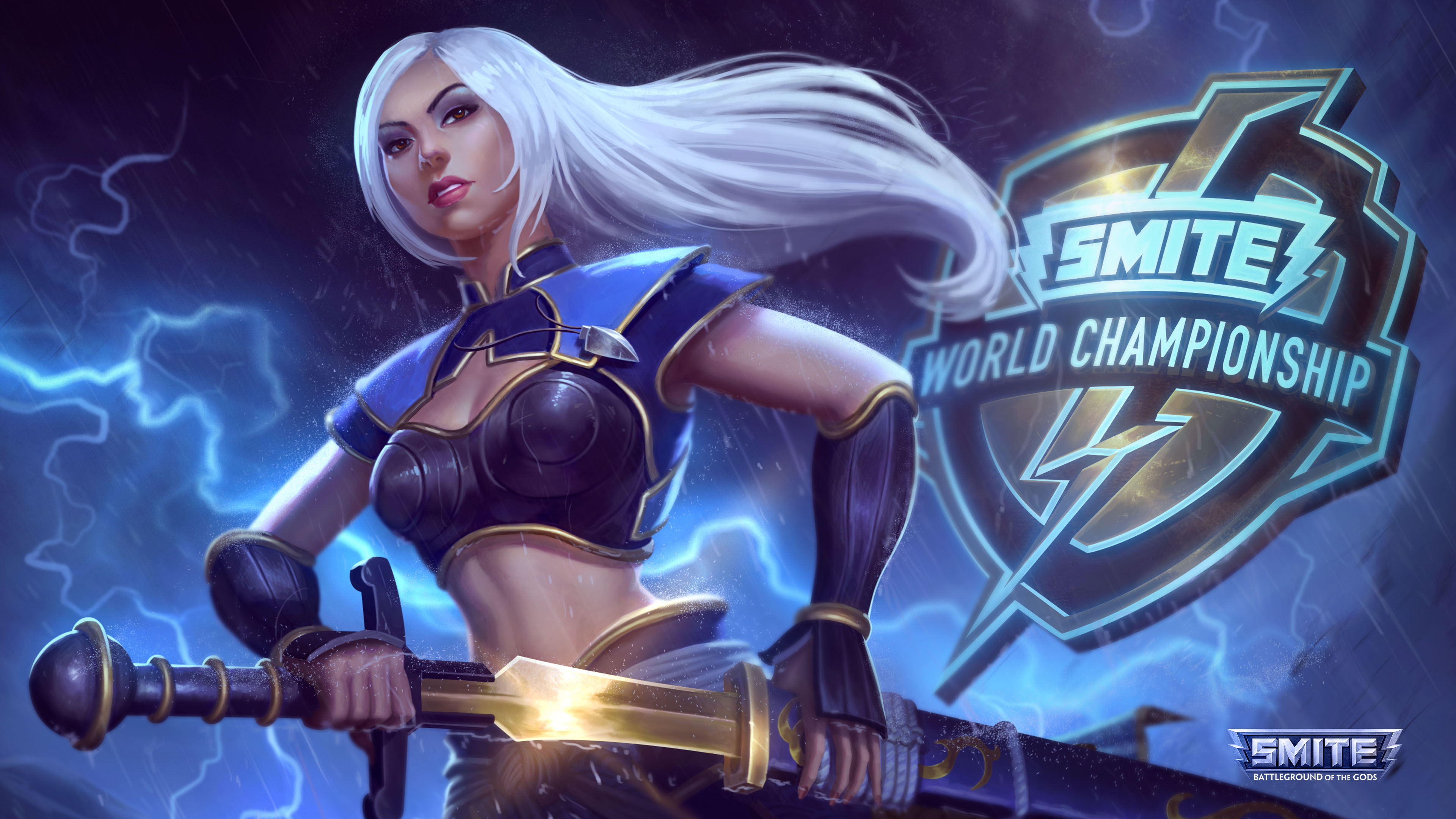 4K Cyberblade Amaterasu Smite Gaming Wallpapers