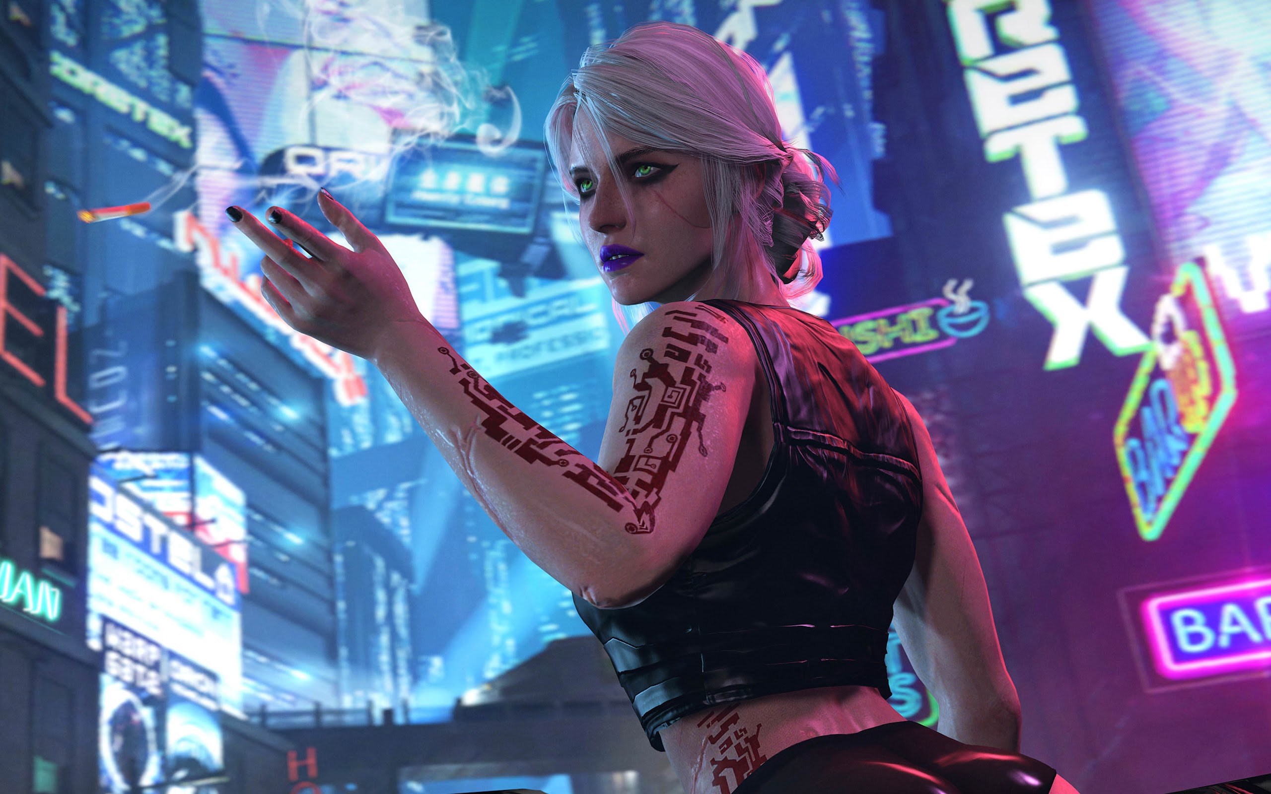 4k Cyberpunk Ciri Fan Wallpapers