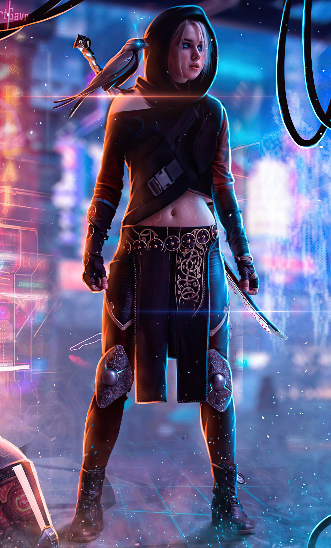 4k Cyberpunk Ciri Fan Wallpapers