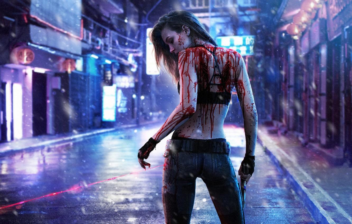 4K Cyberpunk Girl Wallpapers