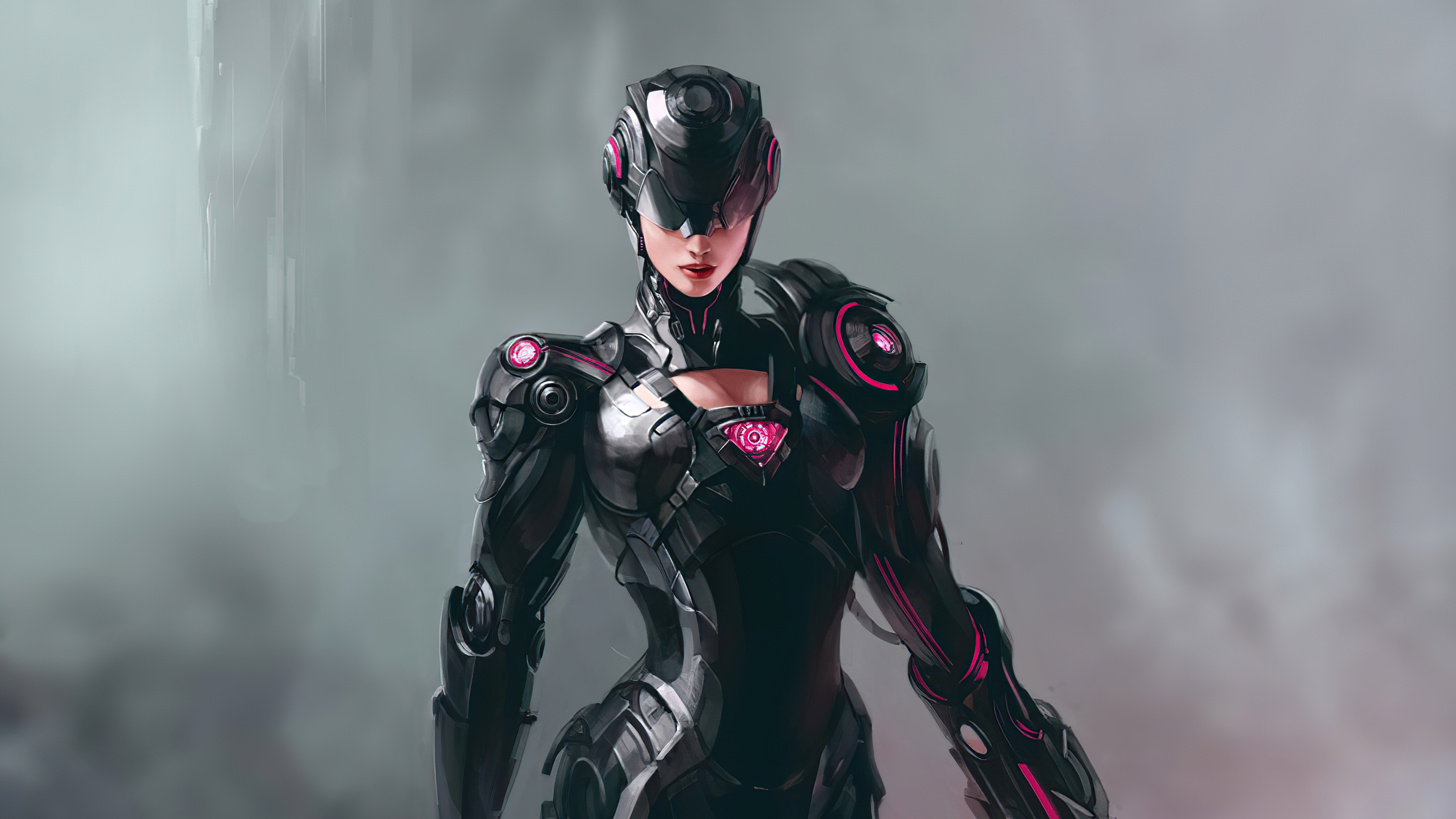 4K Cyborg Girl Wallpapers