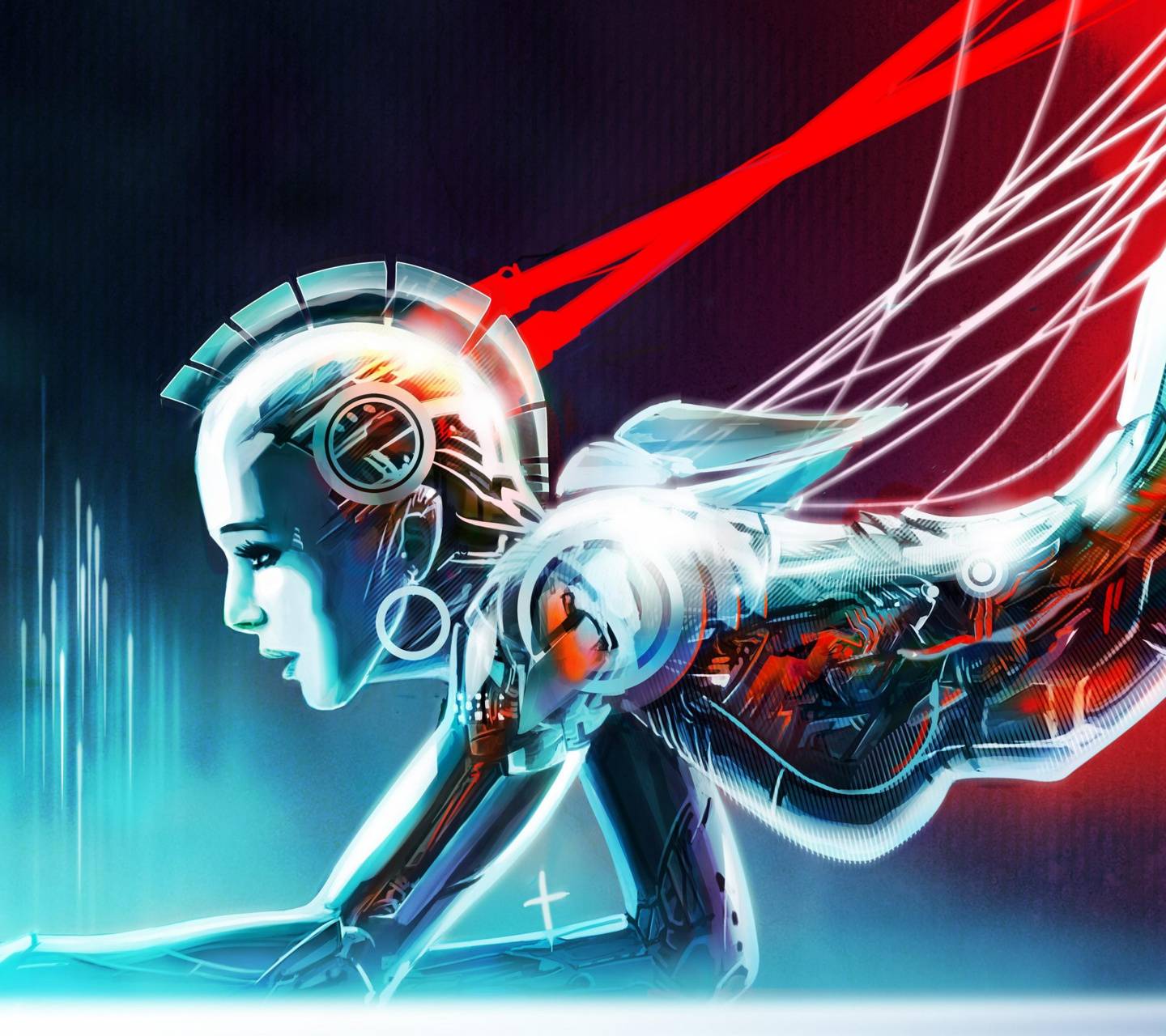 4K Cyborg Girl Wallpapers