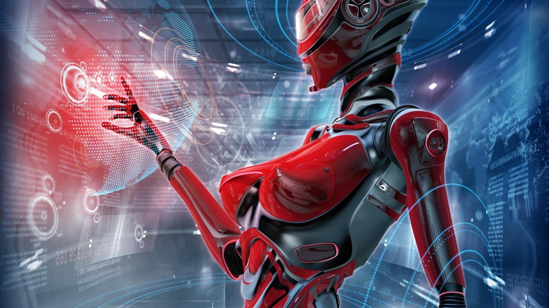 4K Cyborg Girl Wallpapers