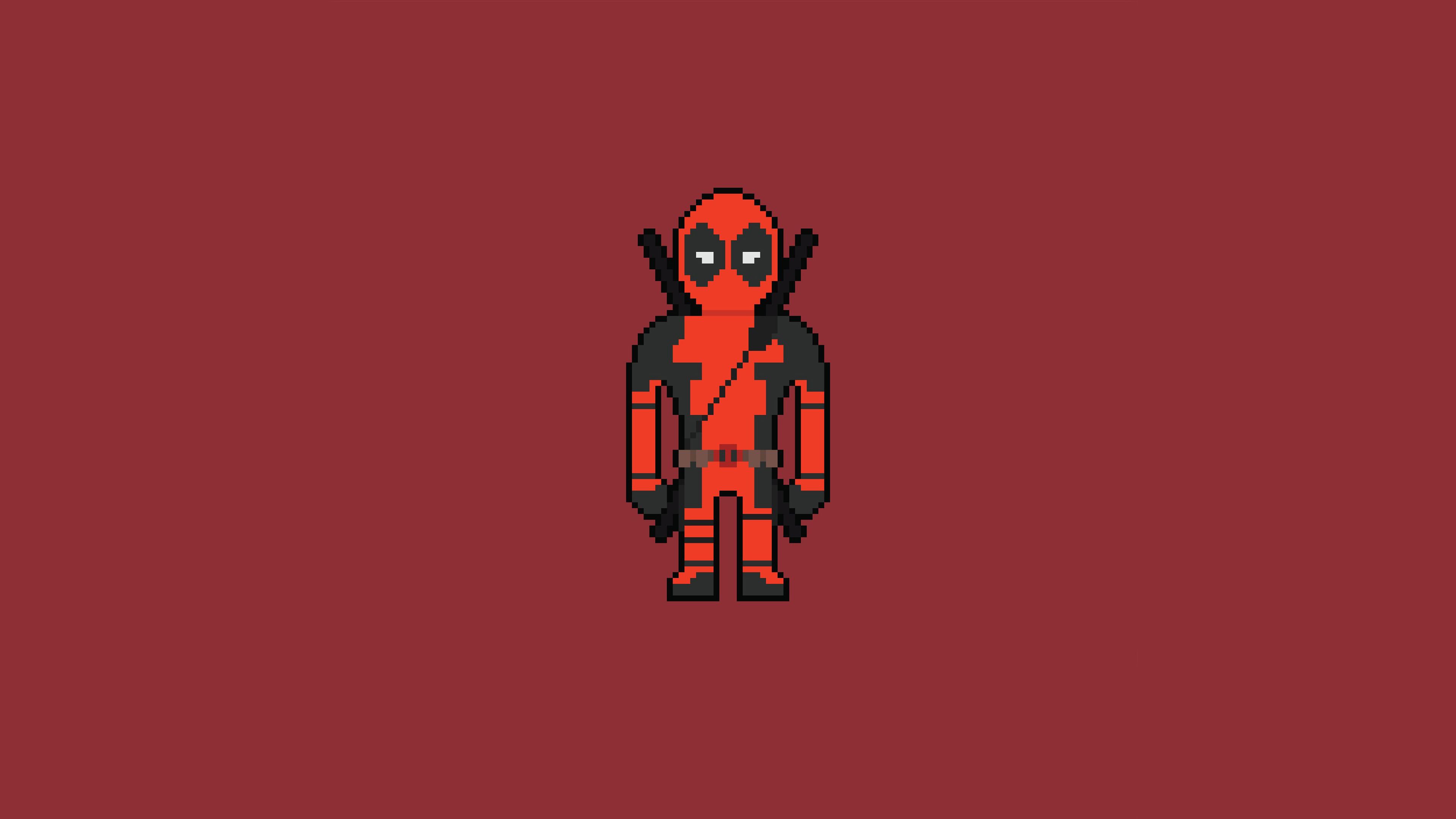 4K Deadpool Minimalism 2020 Wallpapers