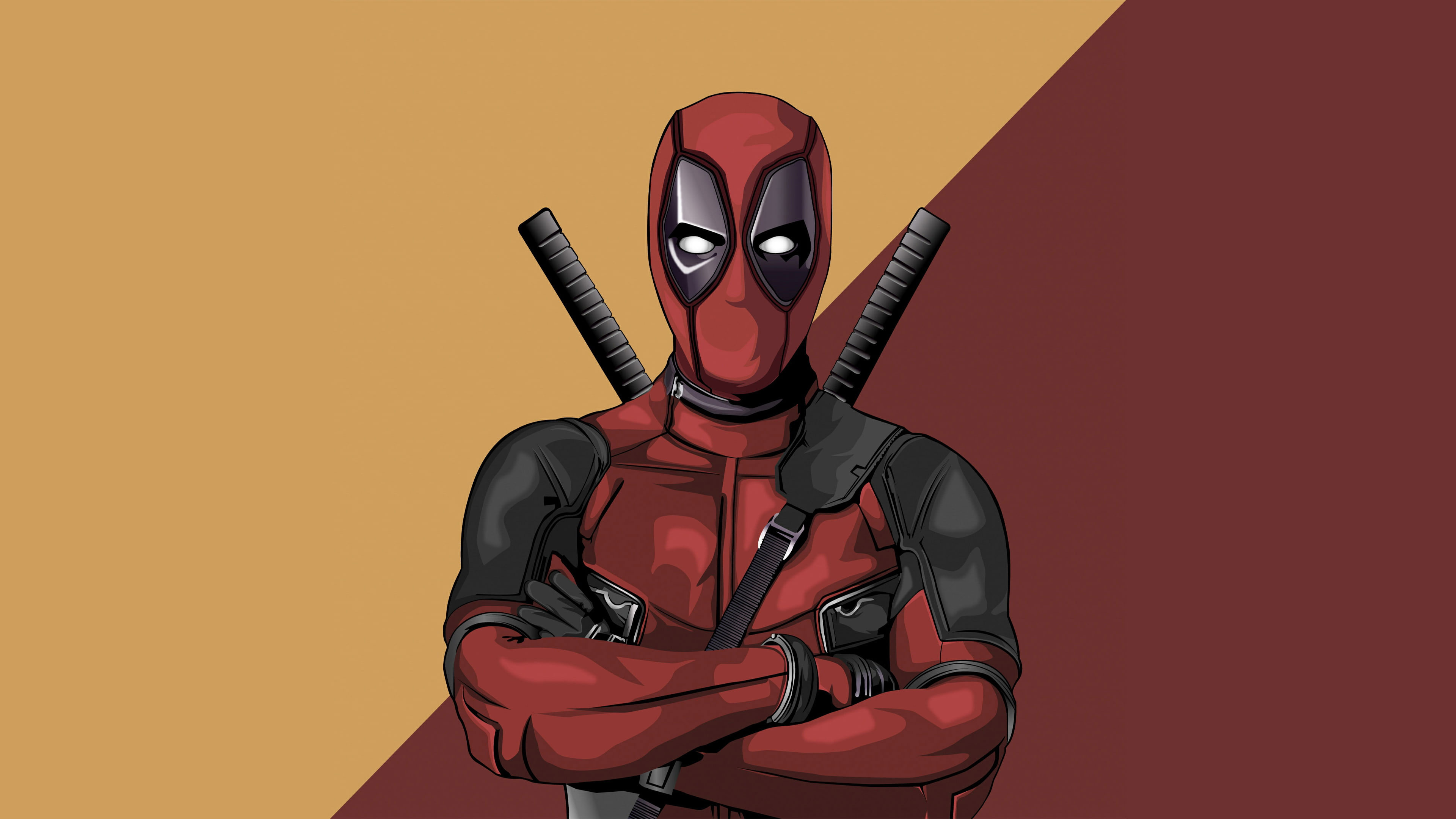 4K Deadpool Minimalism 2020 Wallpapers