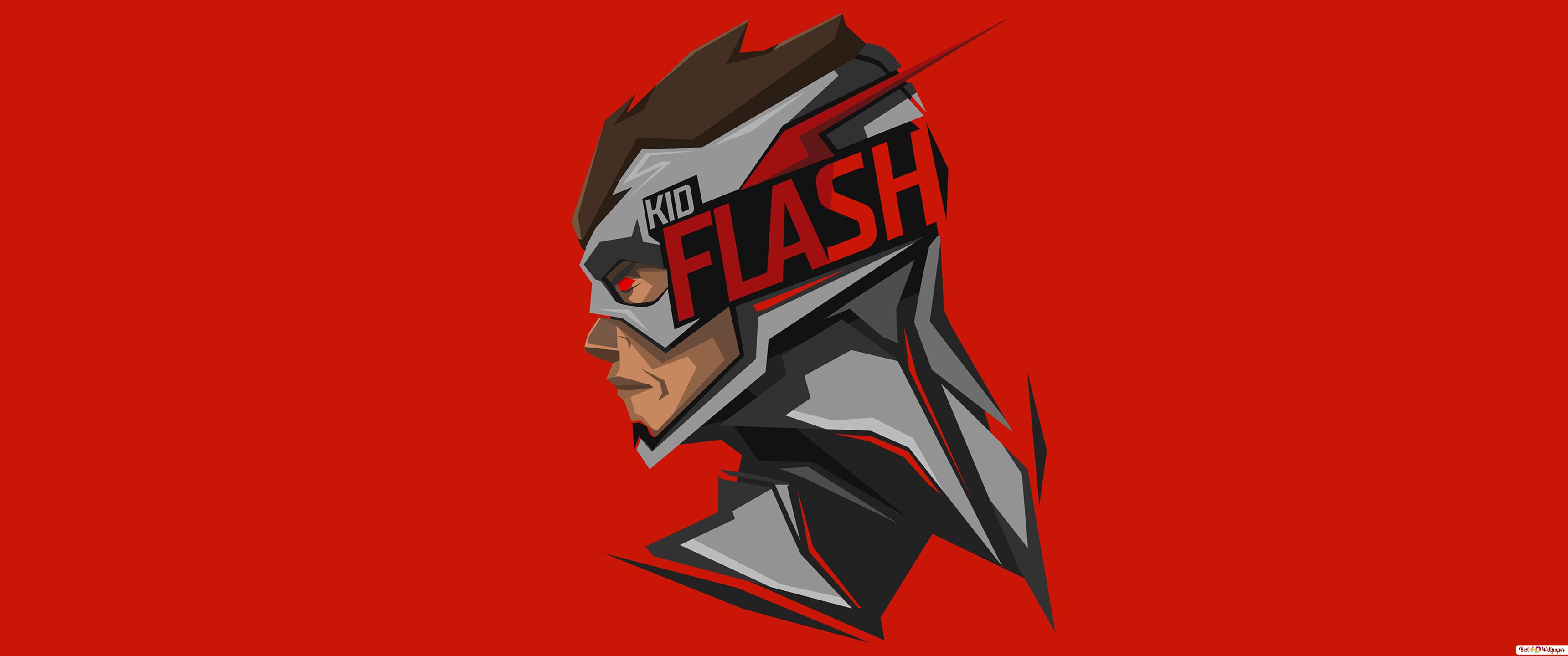 4K Flash Logo Minimal Wallpapers