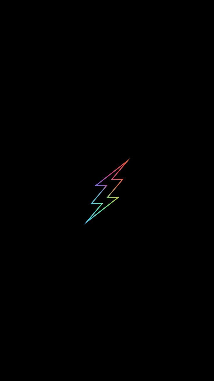 4K Flash Logo Minimal Wallpapers