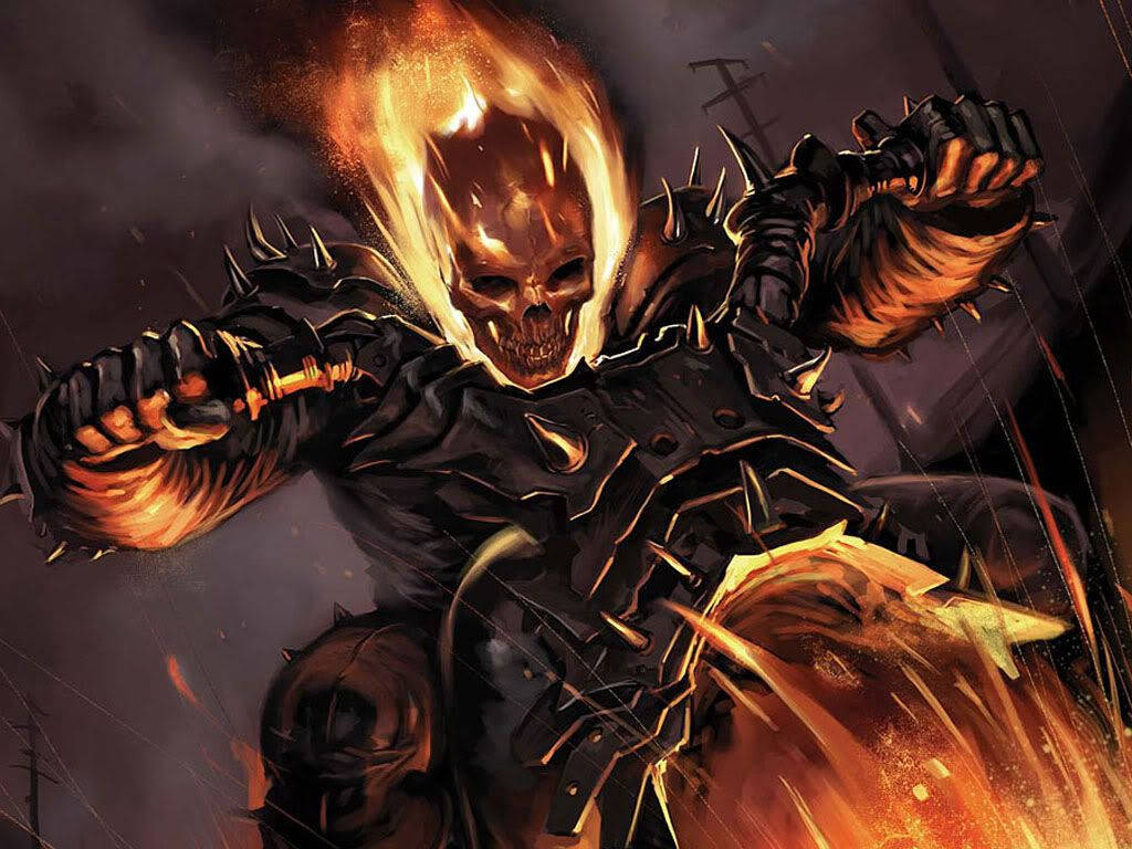 4K Ghostrider Art Wallpapers