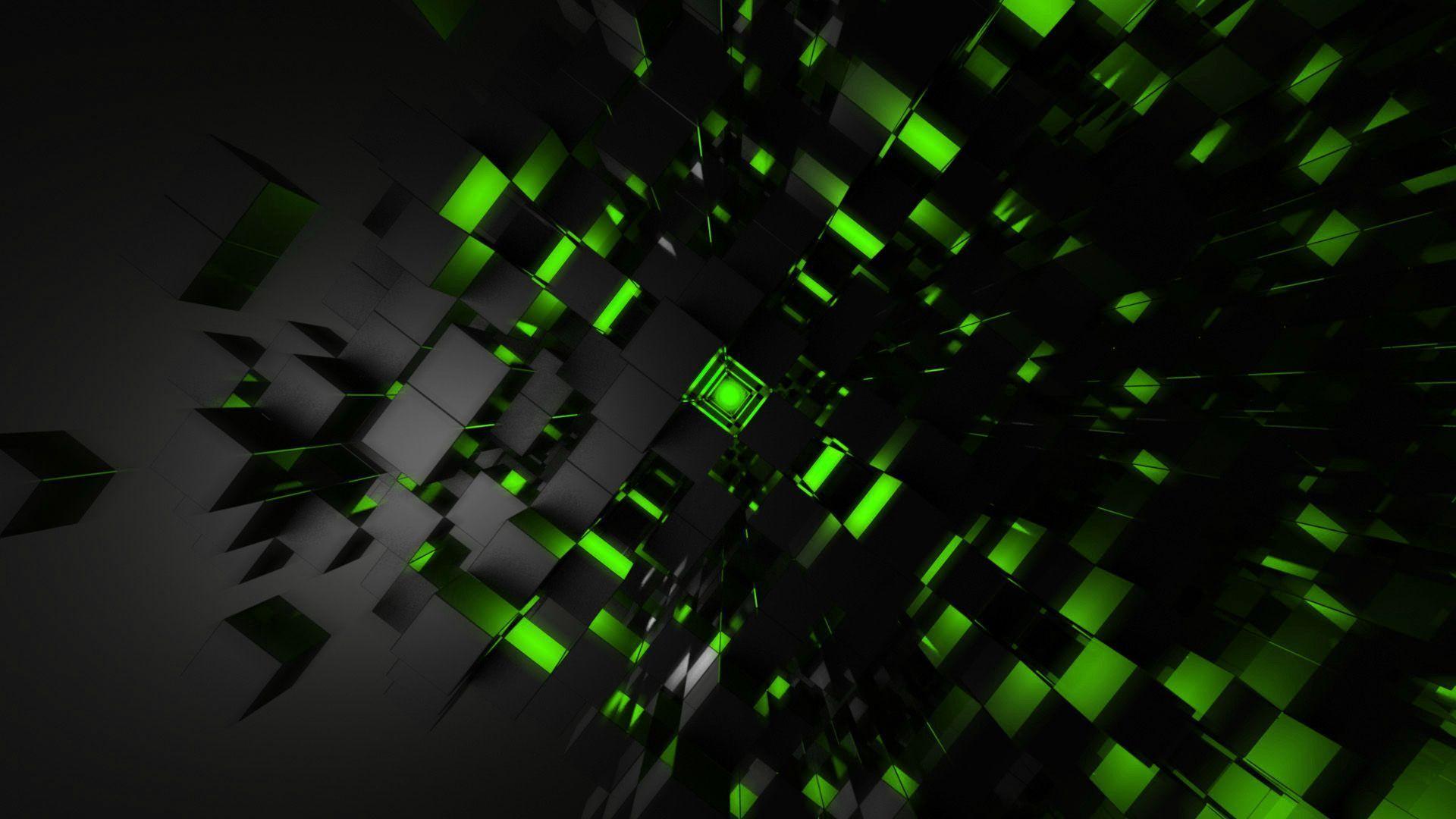 4K Green Abstract Wallpapers