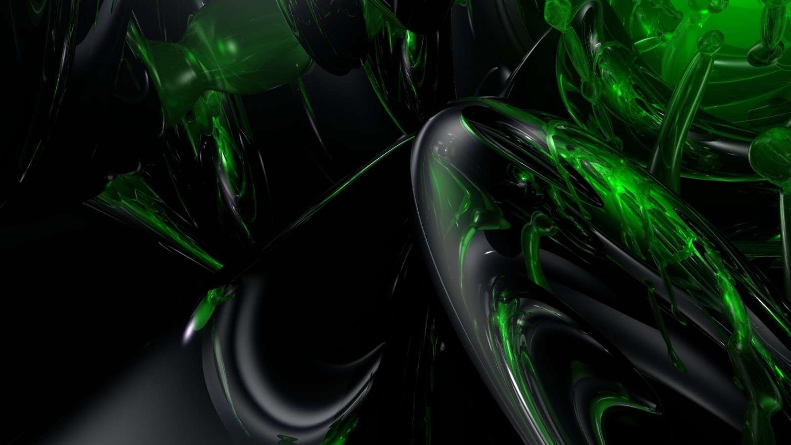 4K Green Abstract Wallpapers