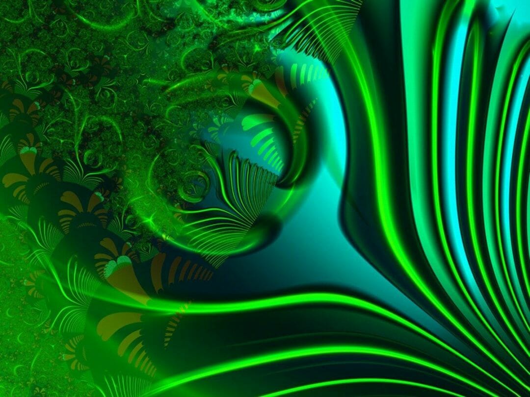 4K Green Abstract Wallpapers