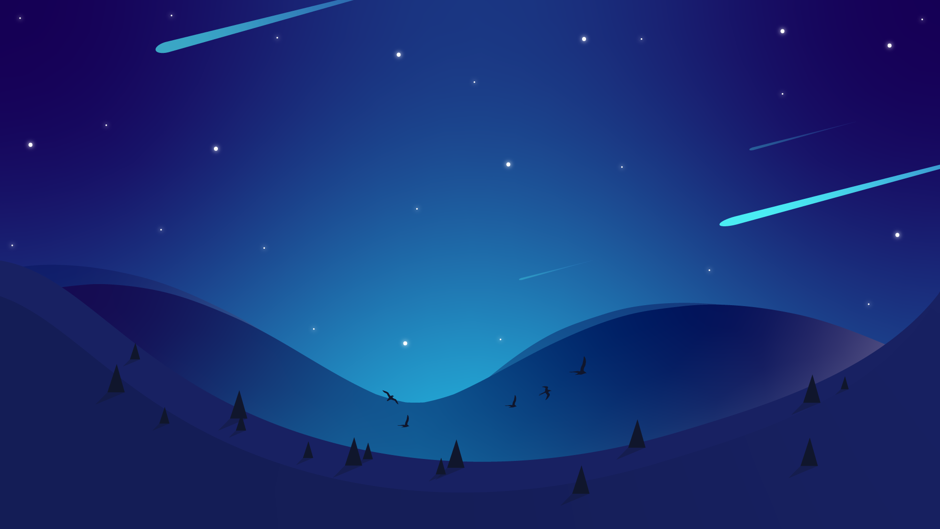 4K Minimalist Blue Wallpapers