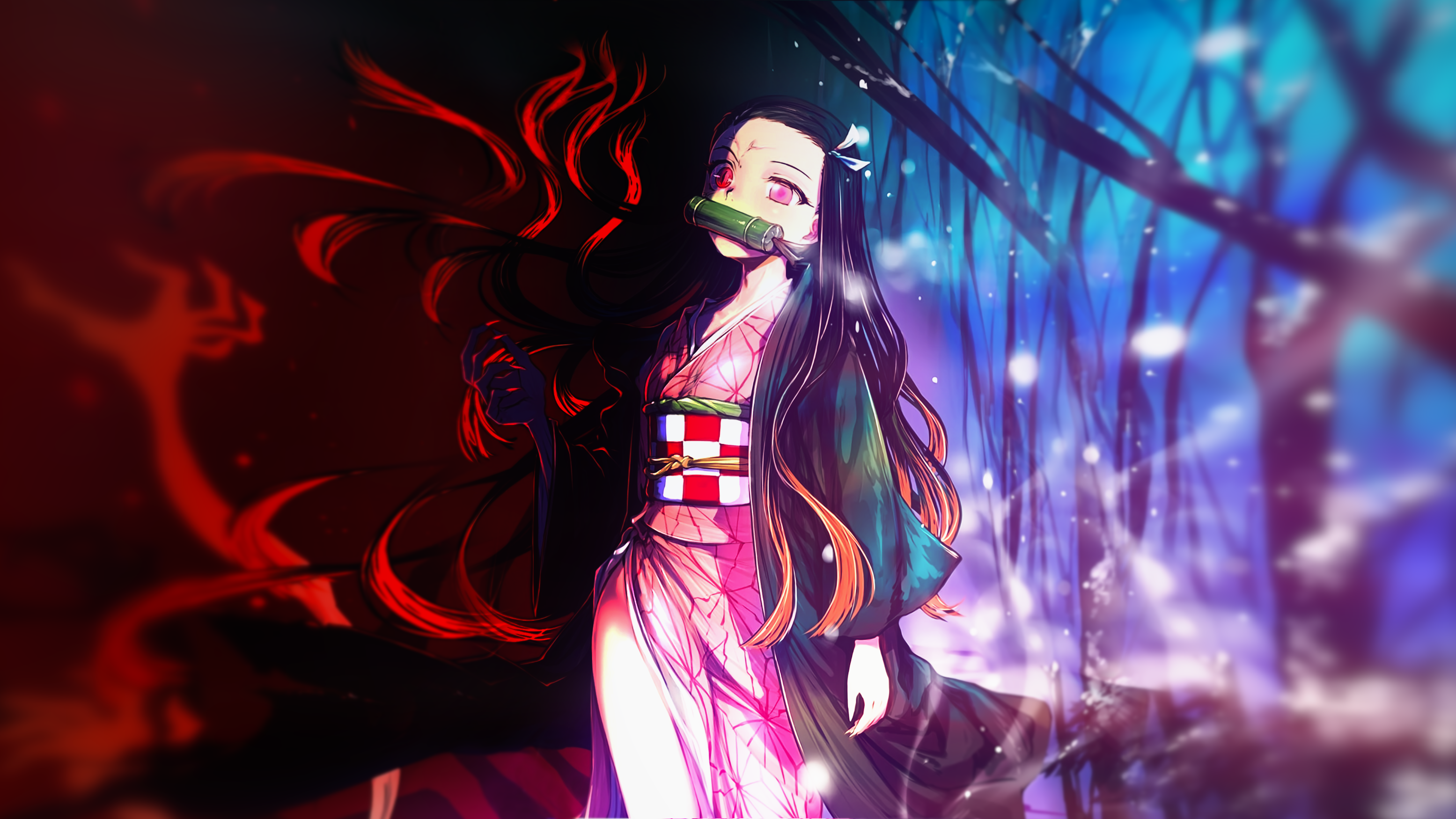 4K Nezuko Kamado Digital Art 2020 Wallpapers