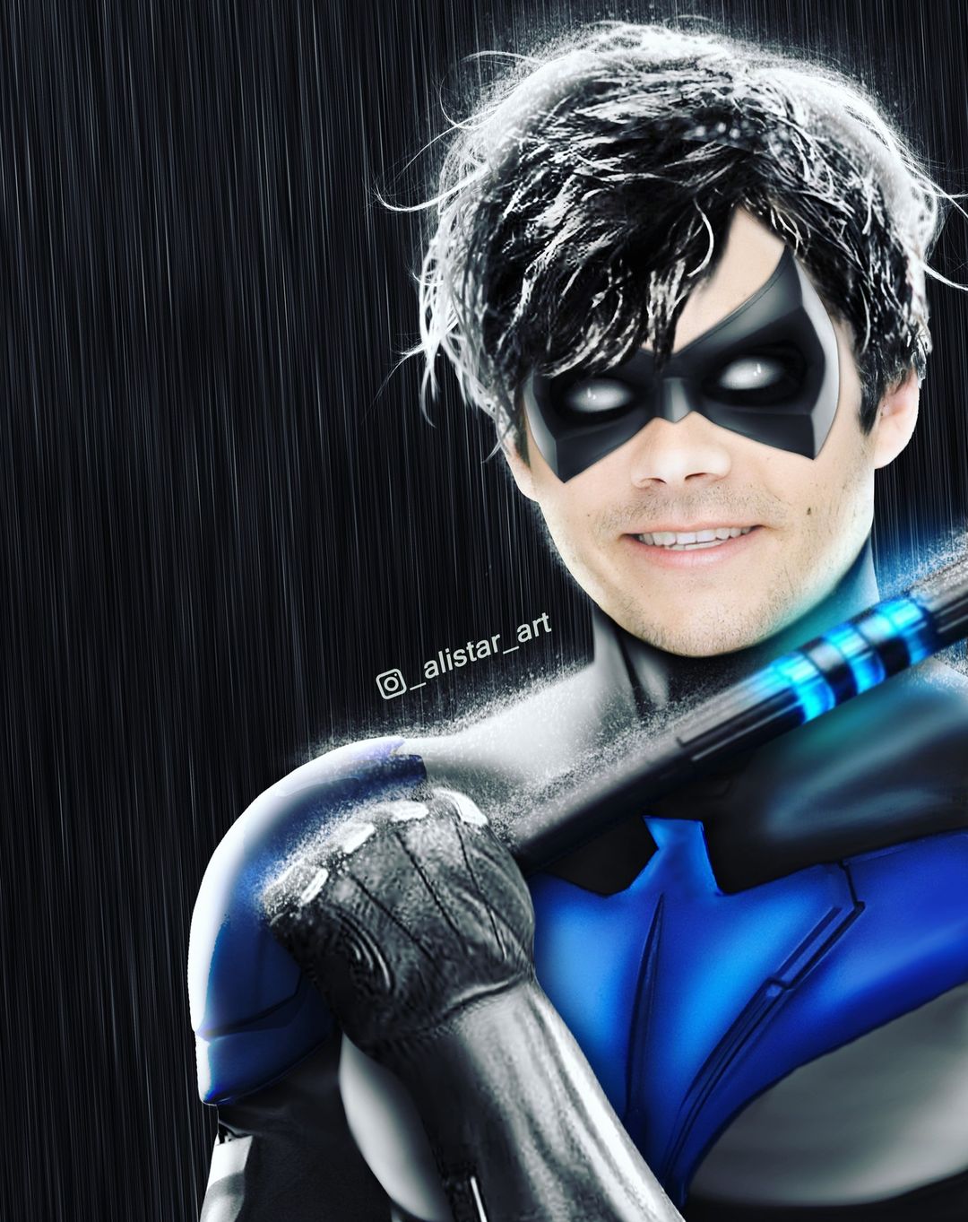 4K Nightwing Titans Wallpapers