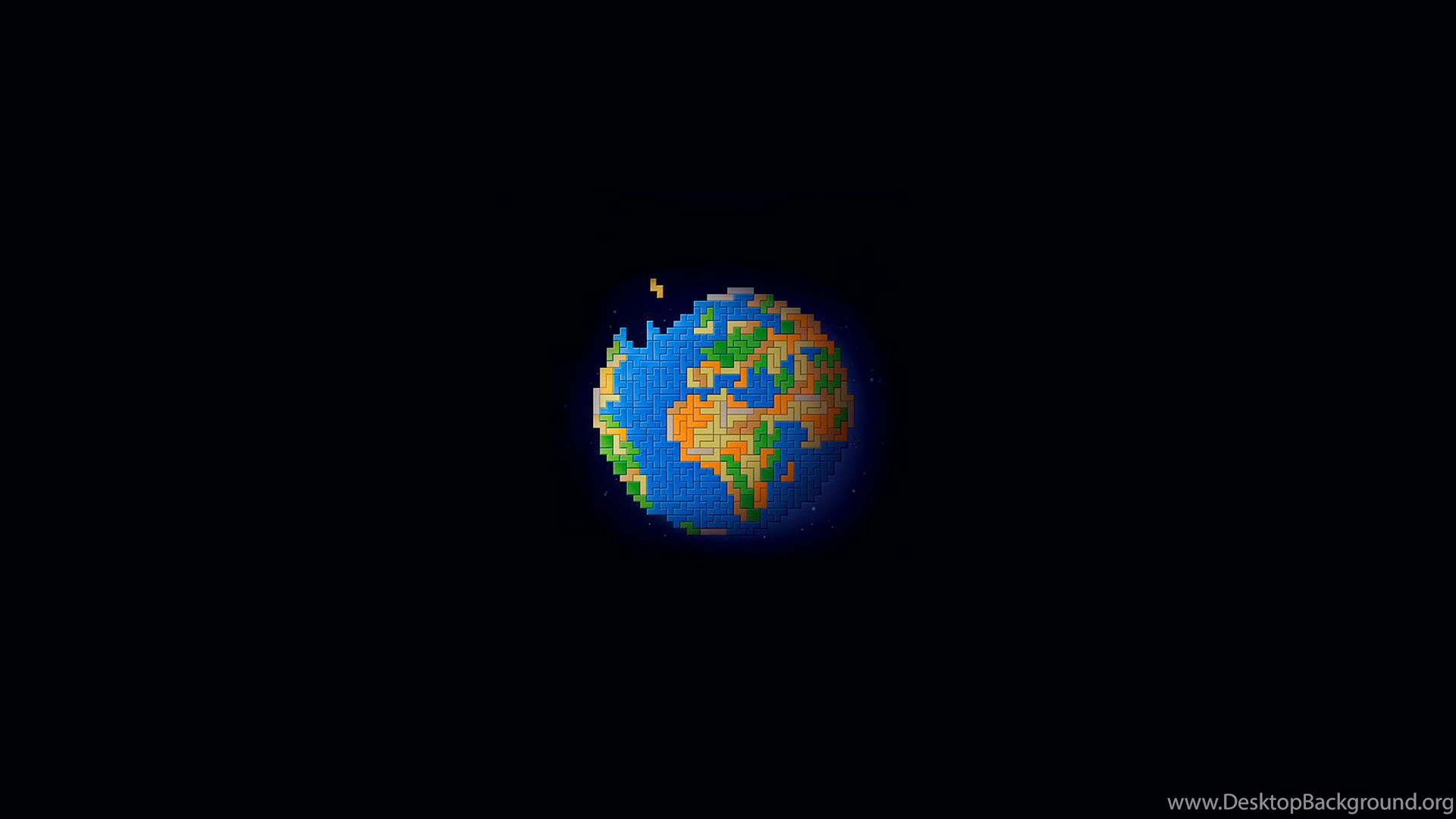 4K Planet Pixel Art Wallpapers